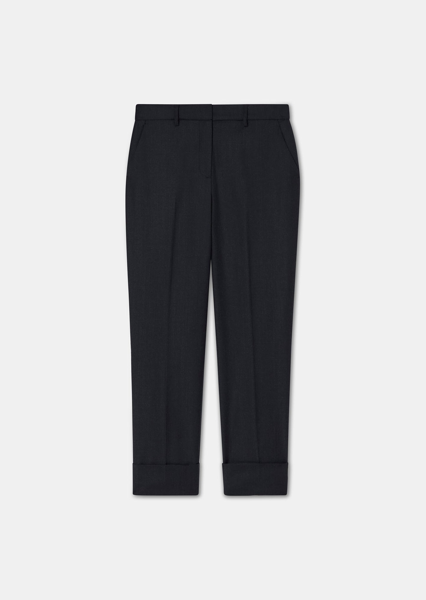 Classic Design Pants in Brown with Two Side Pockets.