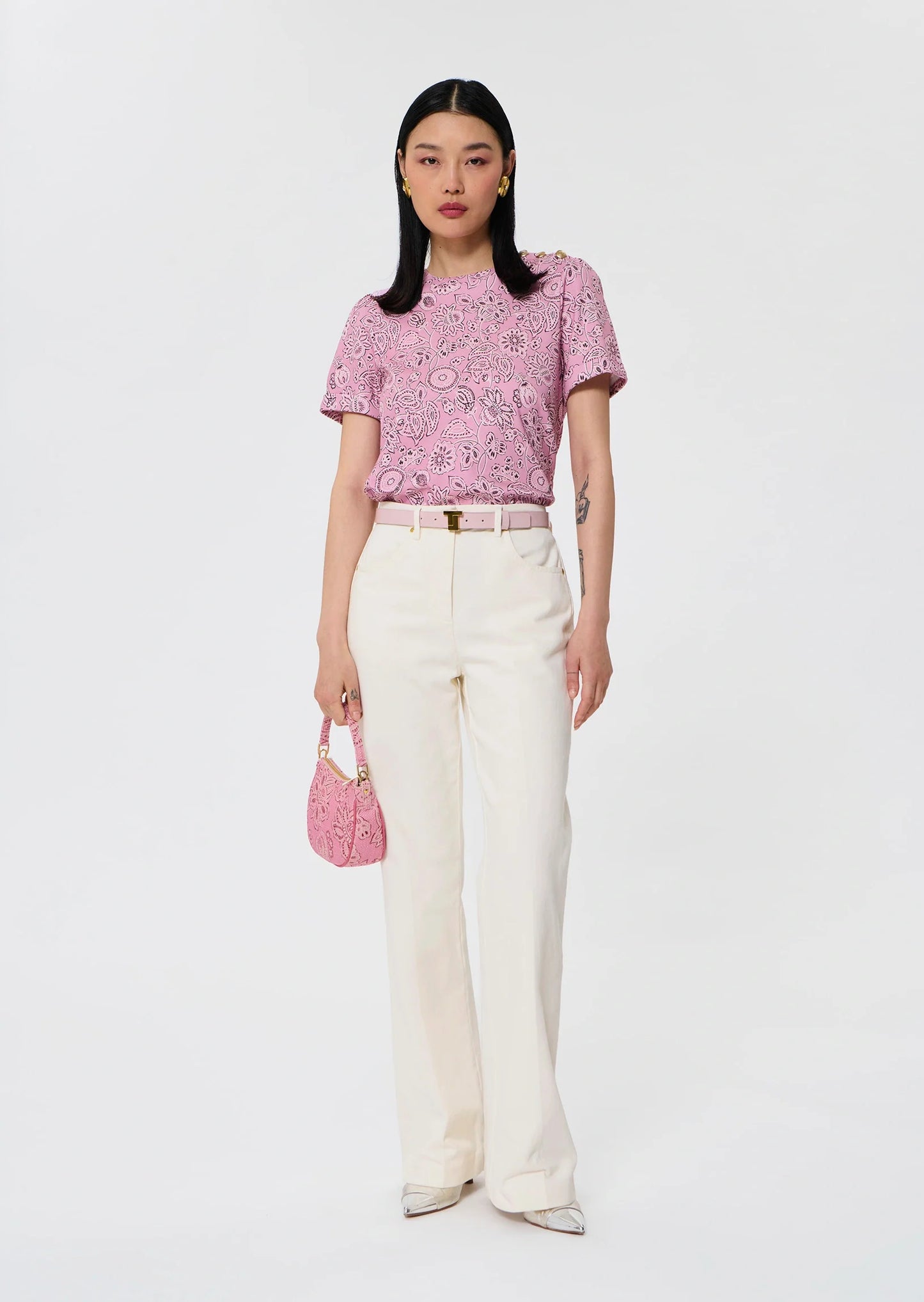 Jerome white denim jean