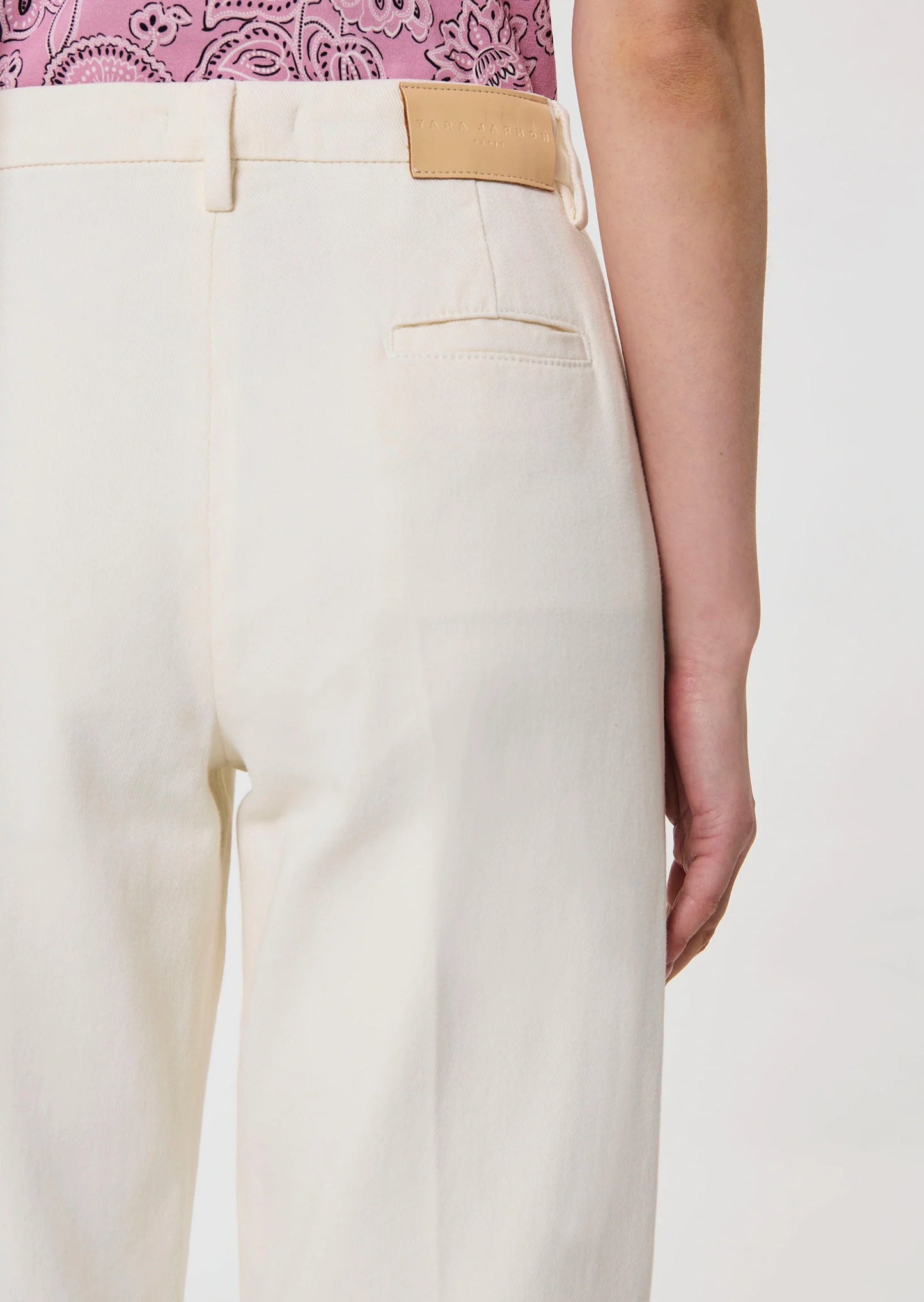 Jerome white denim jean
