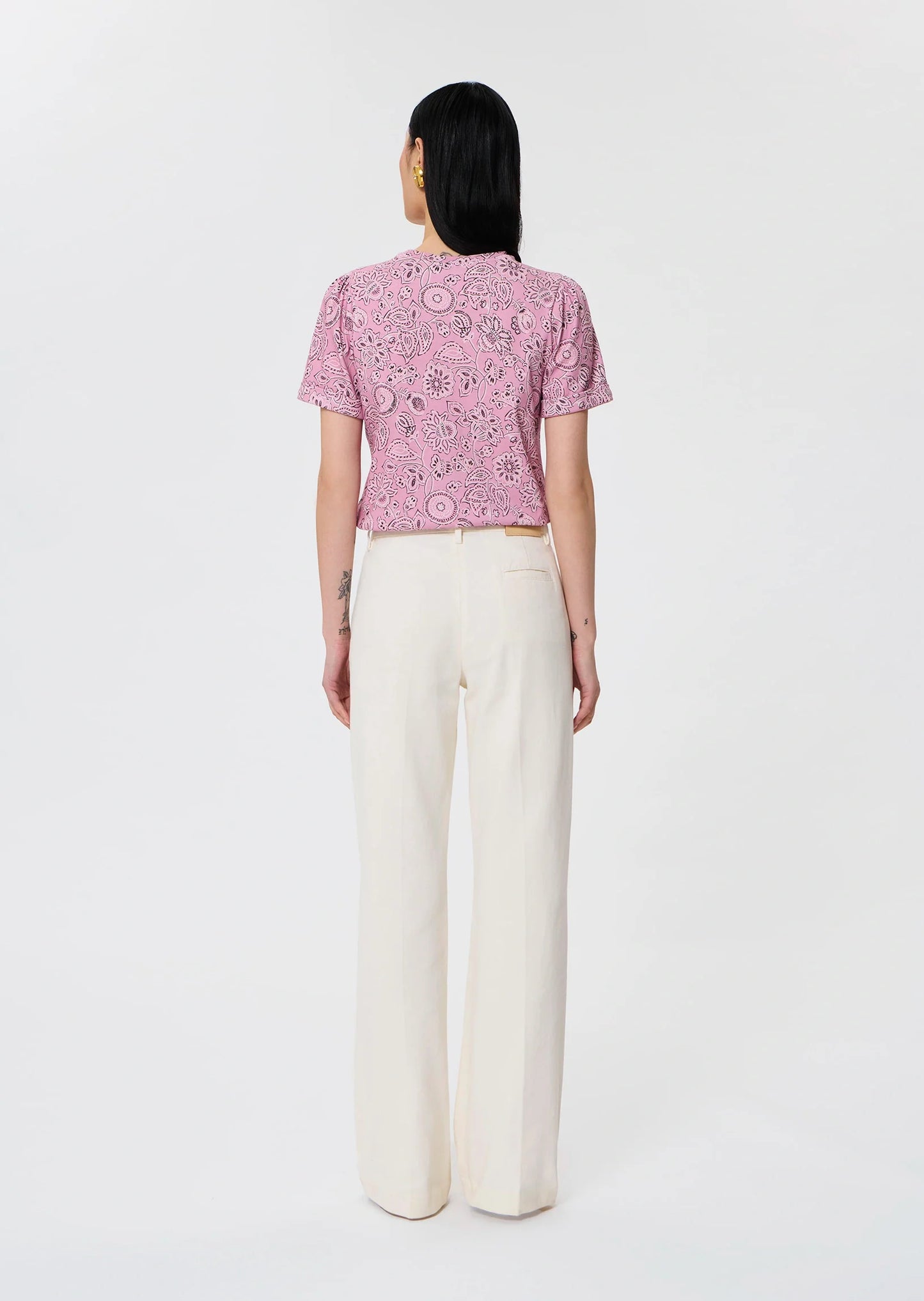 Jerome white denim jean