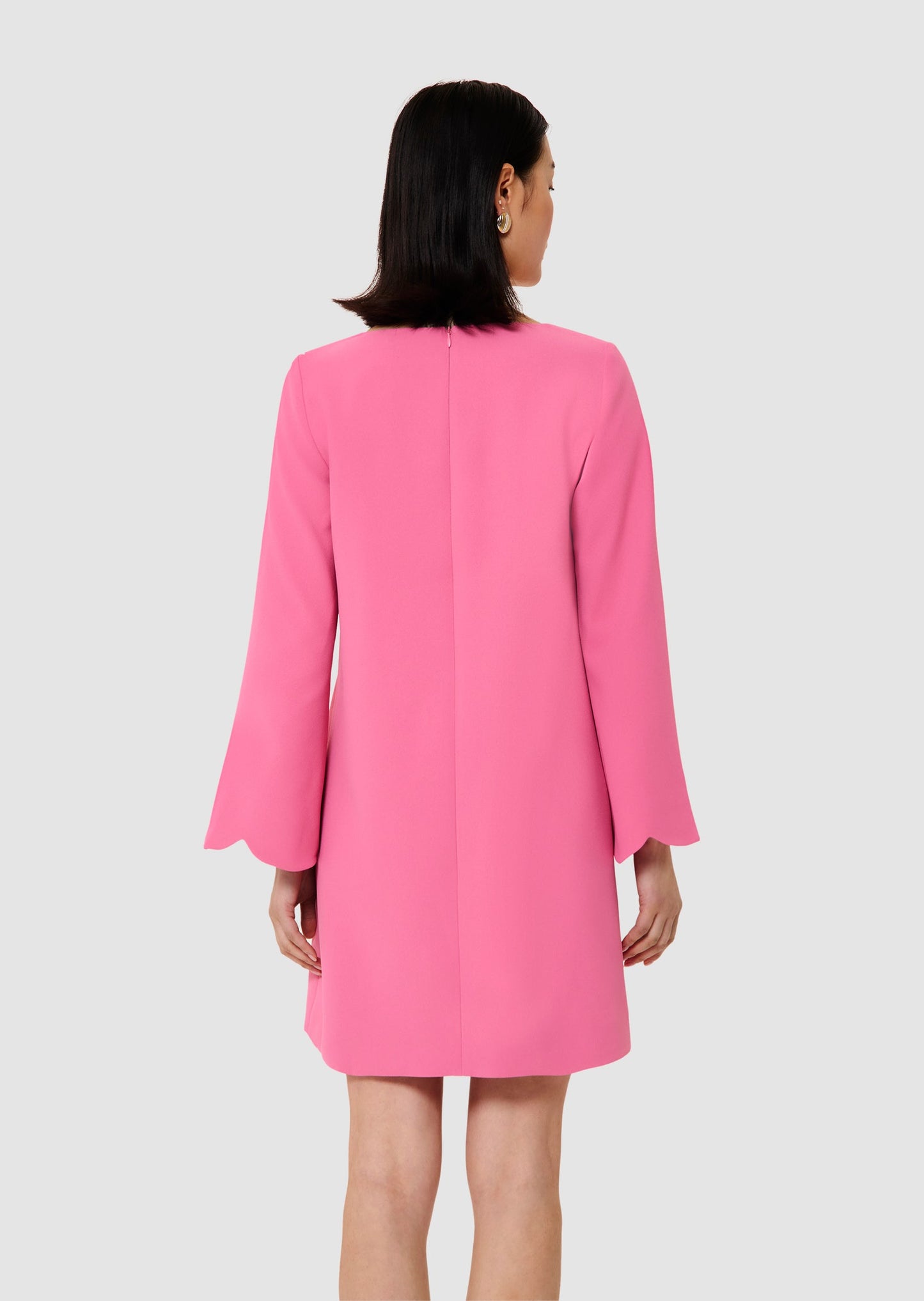 Rossie pink crepe dress