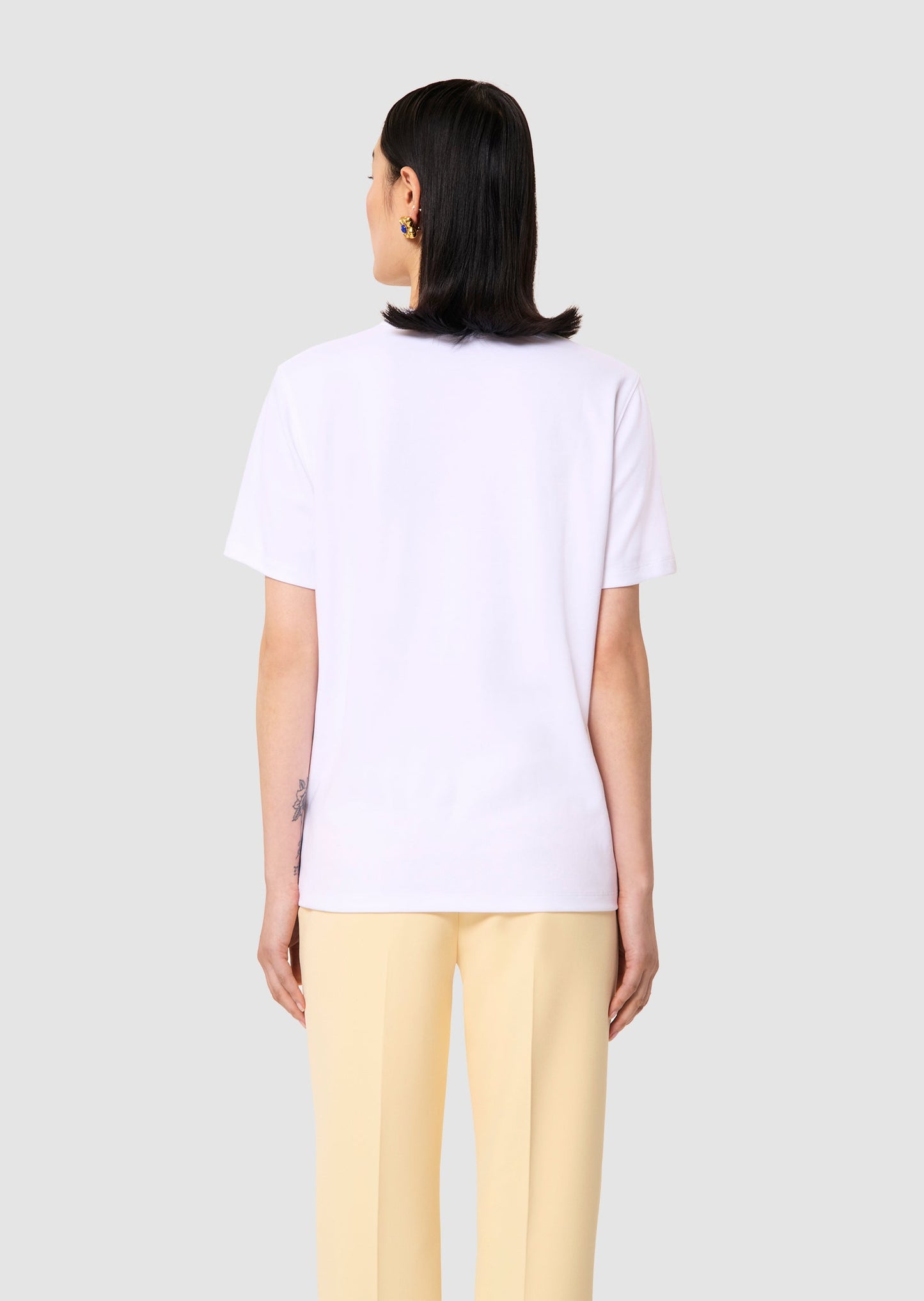Taravanilla white jersey T-shirt