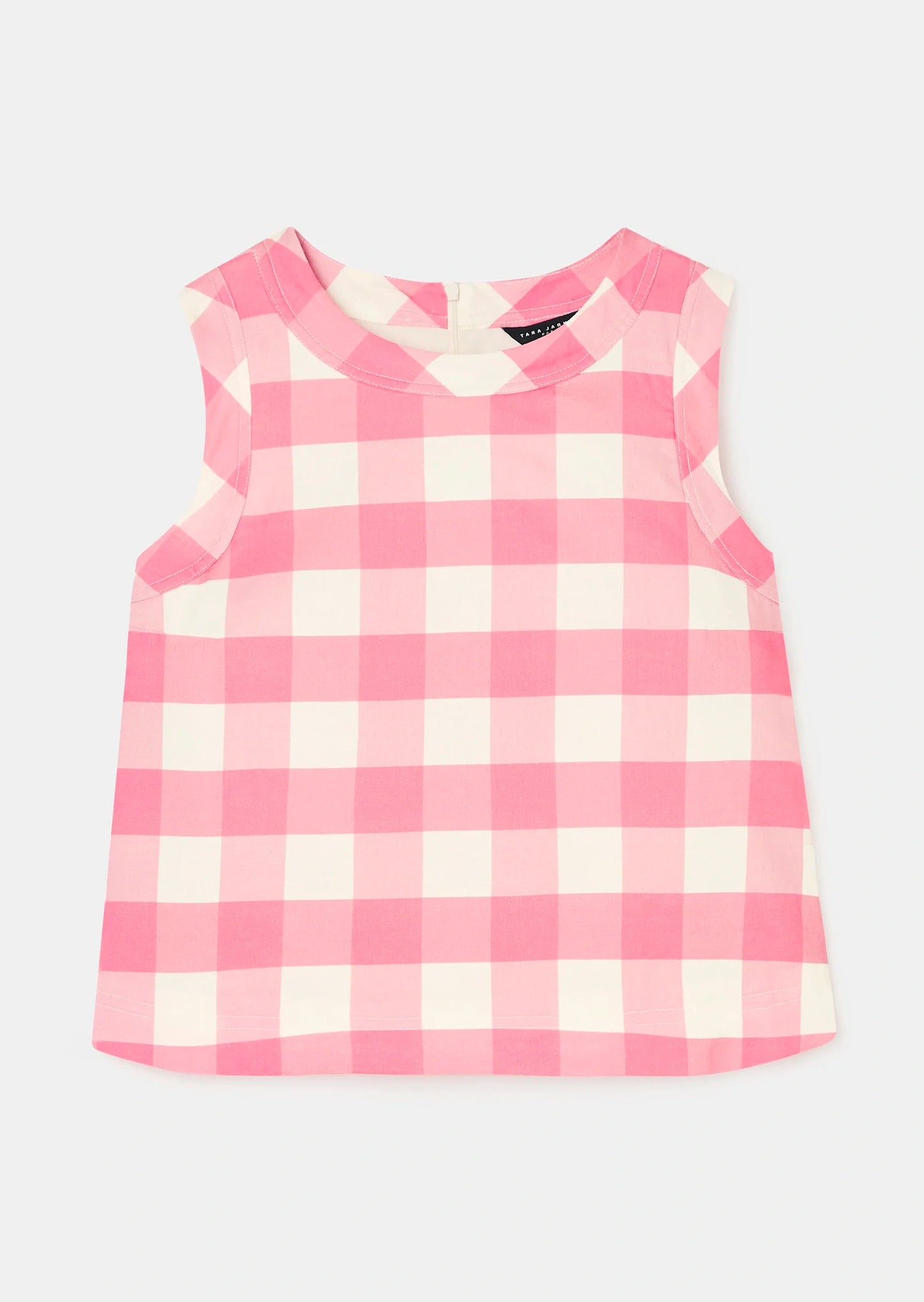 Tepee pink gingham top