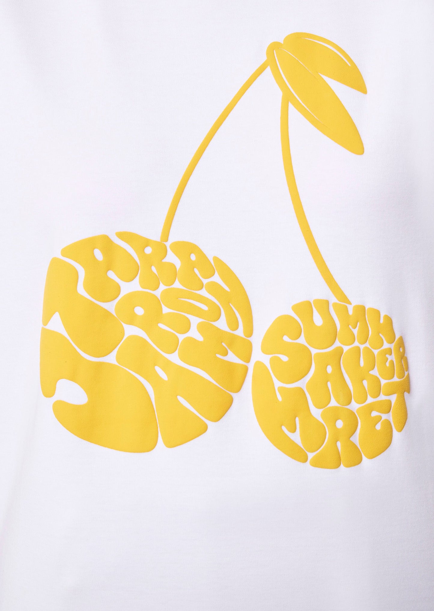Taracherry white jersey T-shirt
