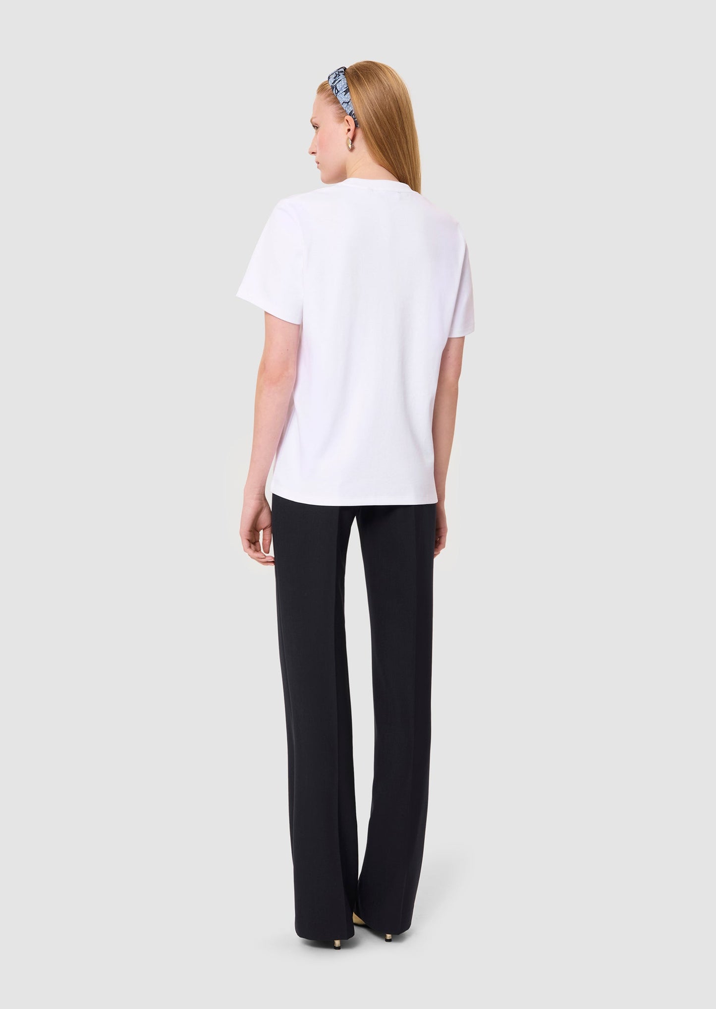 Taracherry white jersey T-shirt