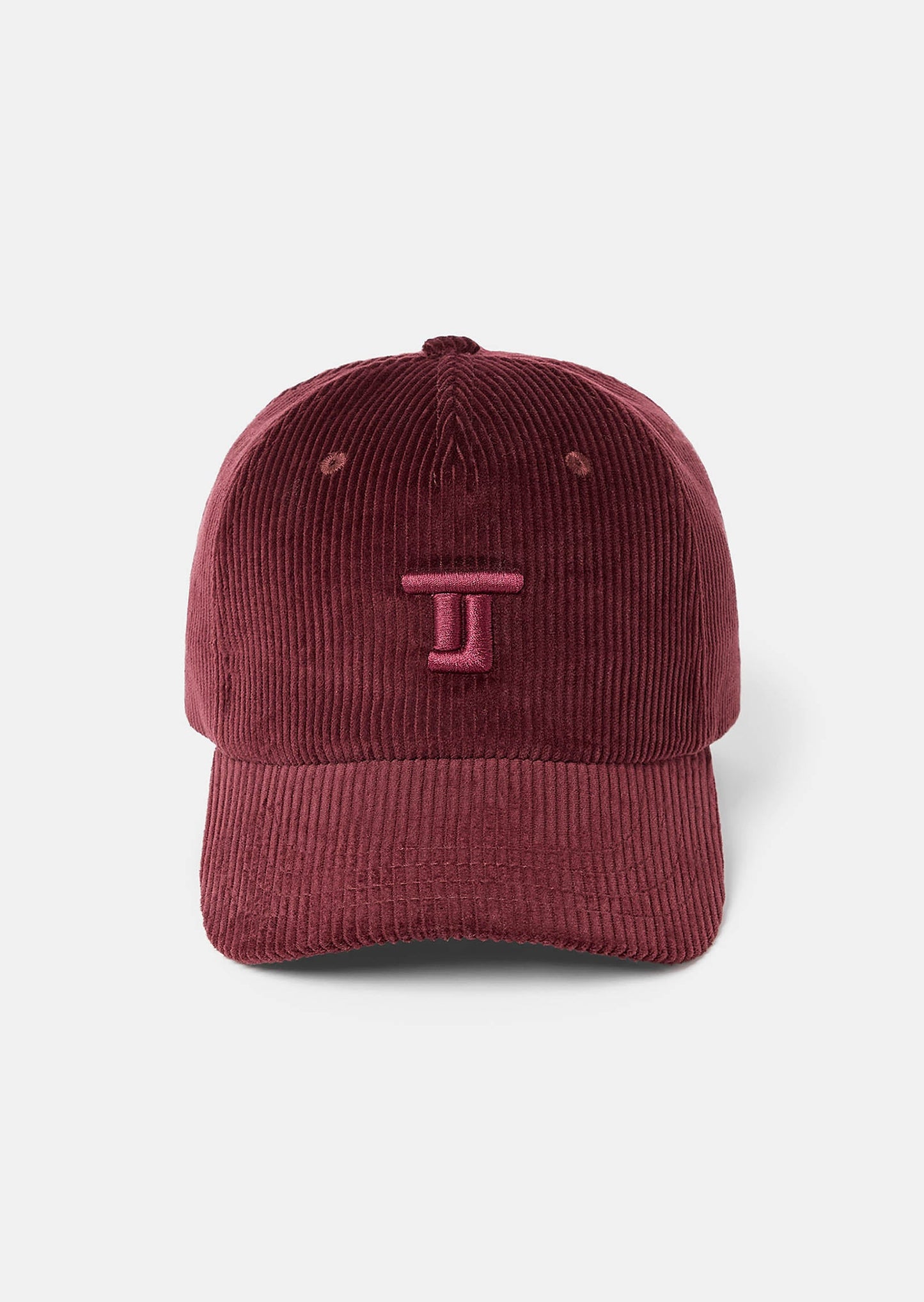 Burgundy Baseball Cap with Embroidered Tara Jarmon Logo.