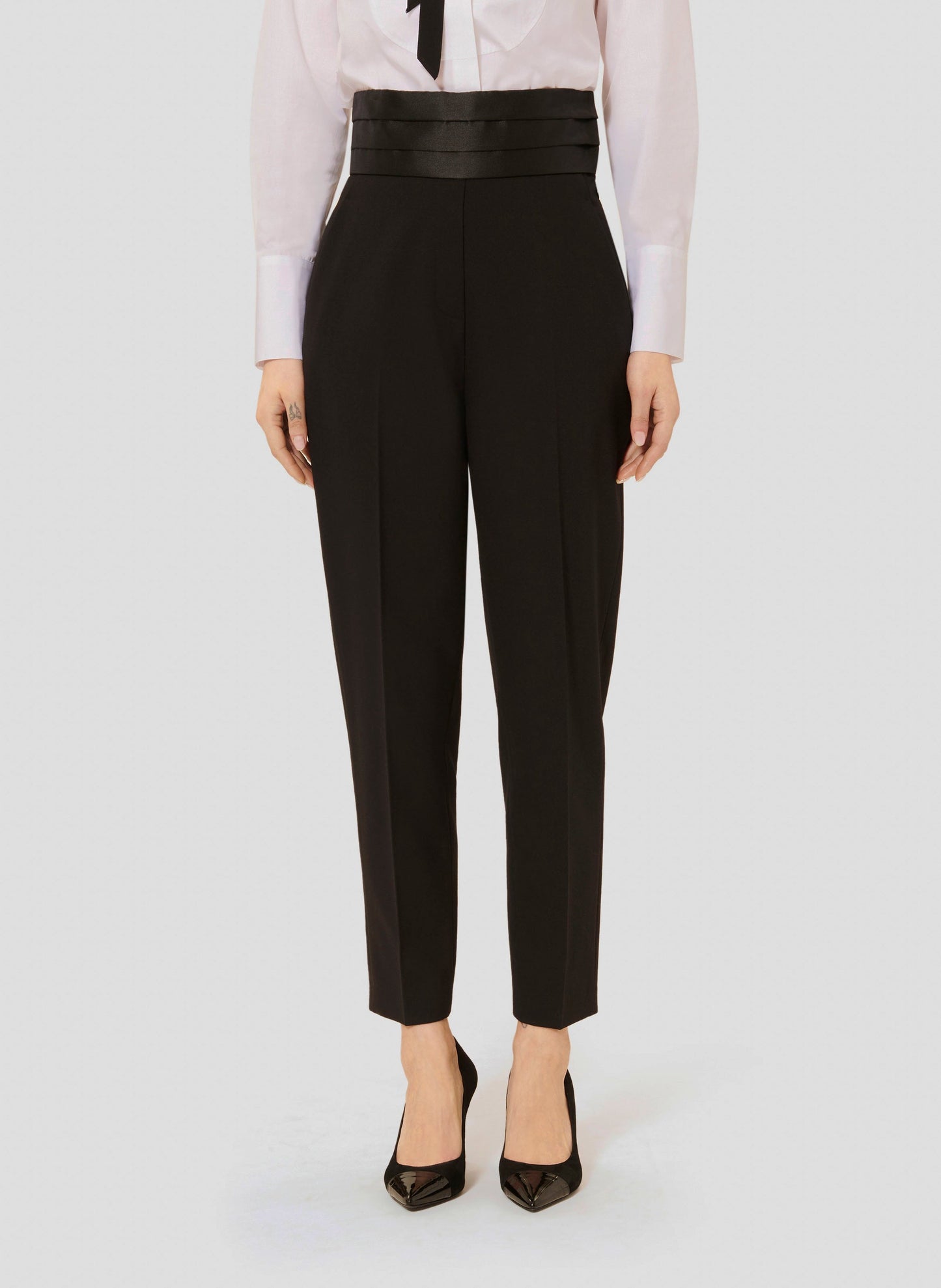 Paul black Wool Pants