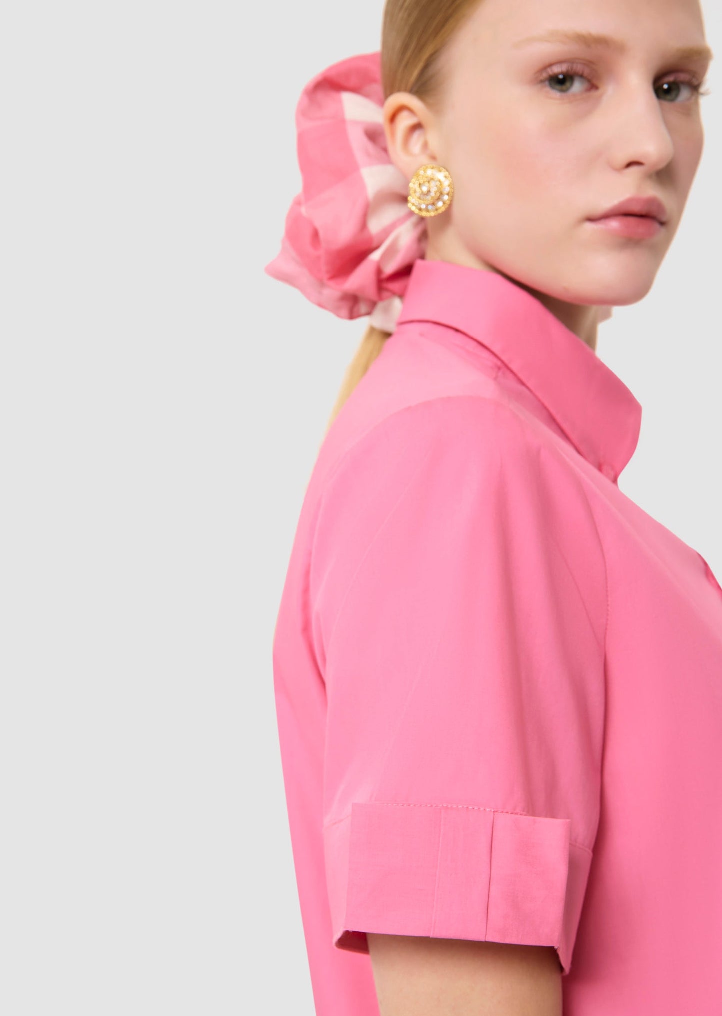 Charles pink poplin shirt
