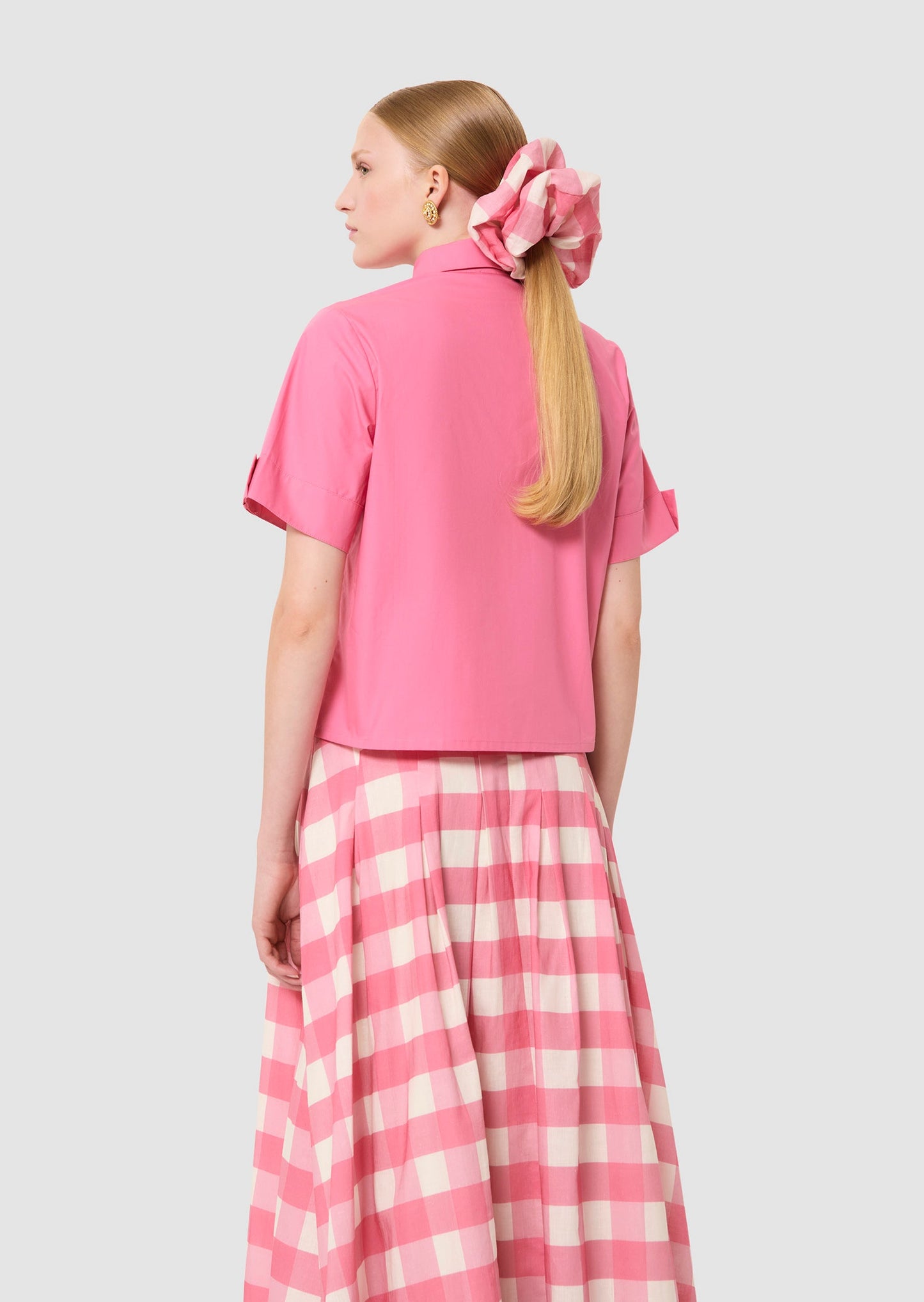 Charles pink poplin shirt