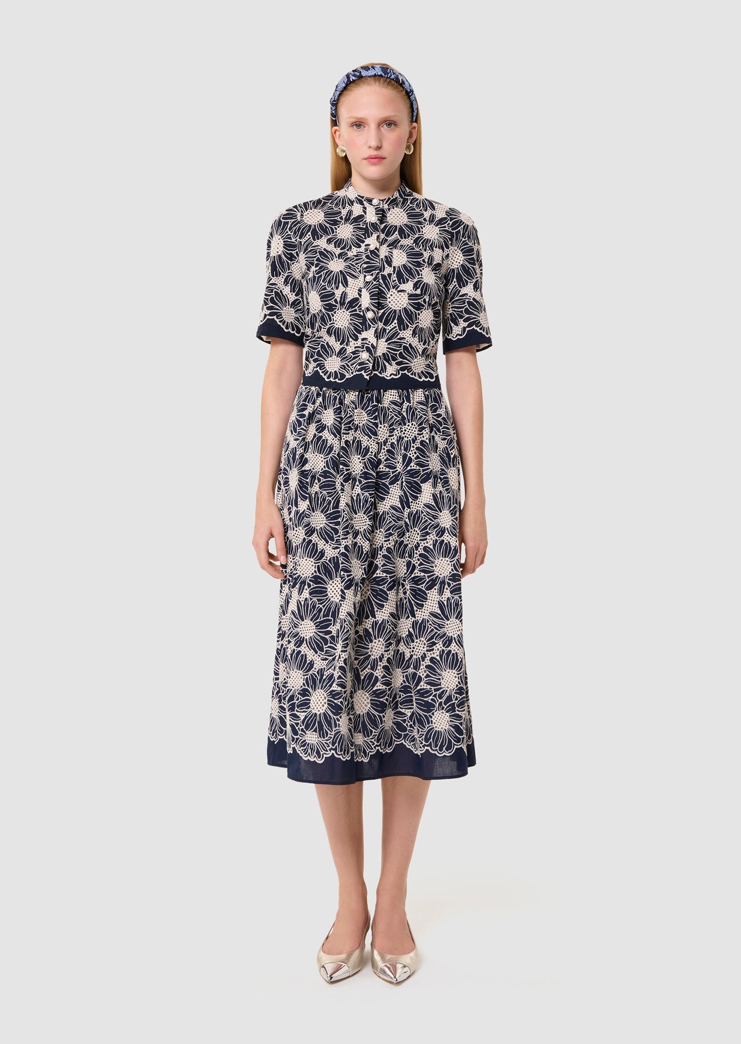 Calista Navy Shirt