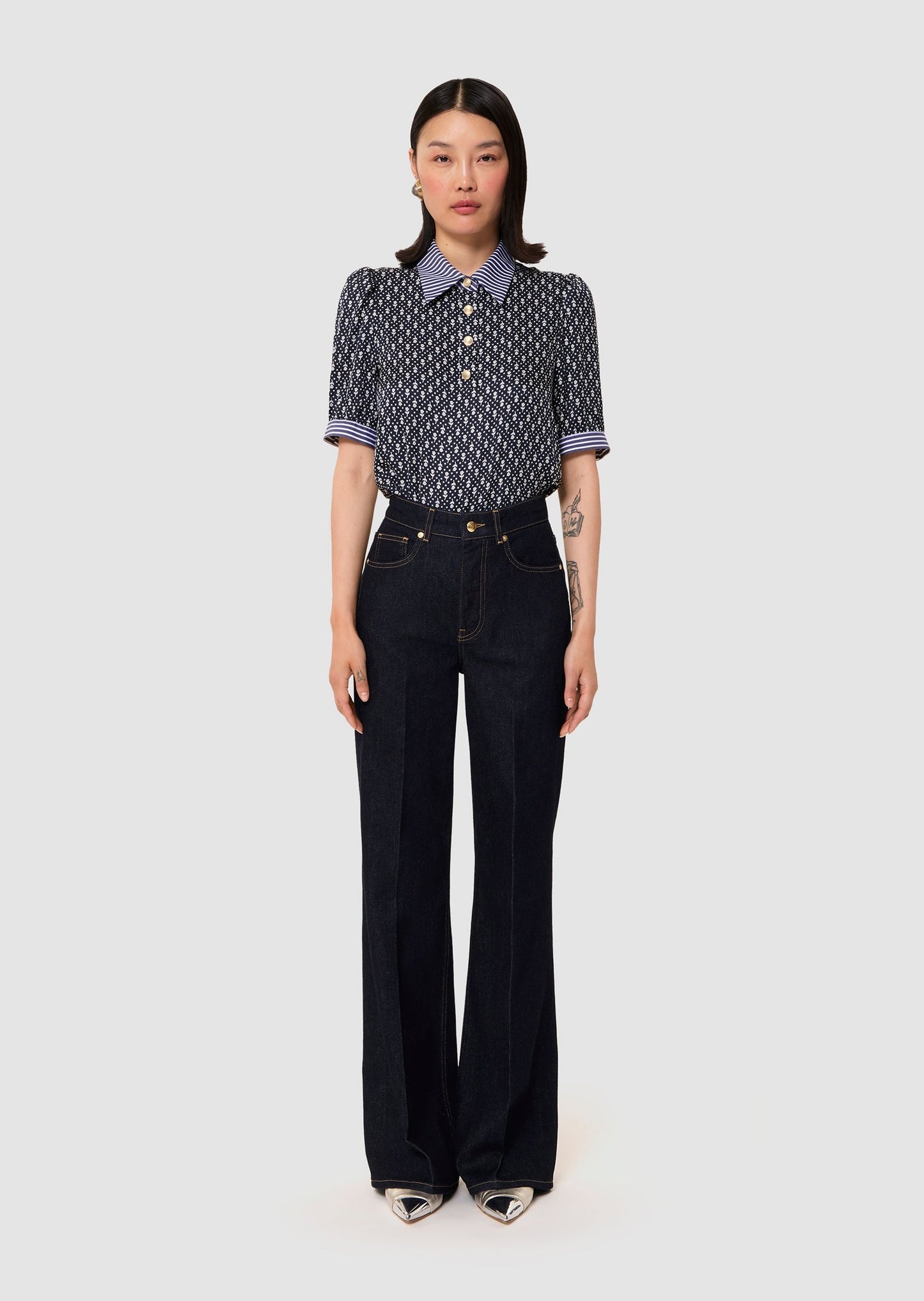 Jocelyn blue denim brut