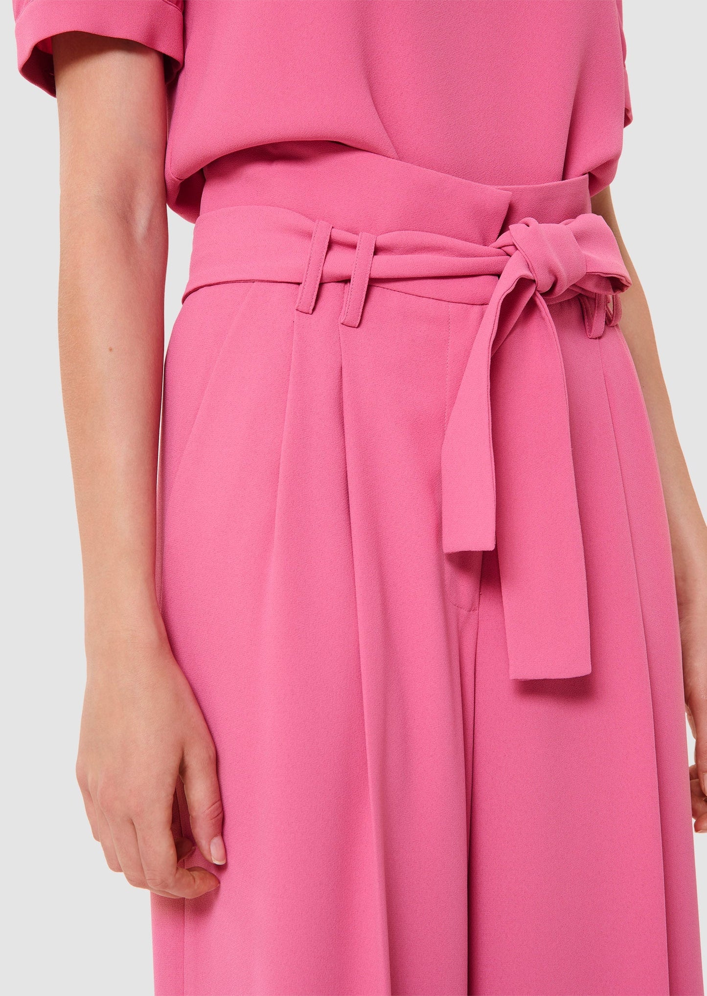 Pia pink crepe pants