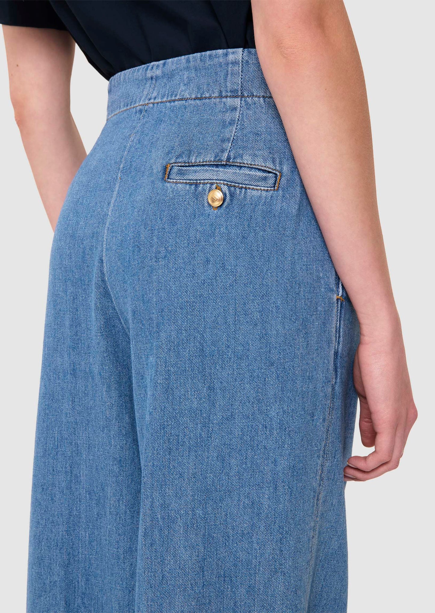 Parigi blue soft denim pants