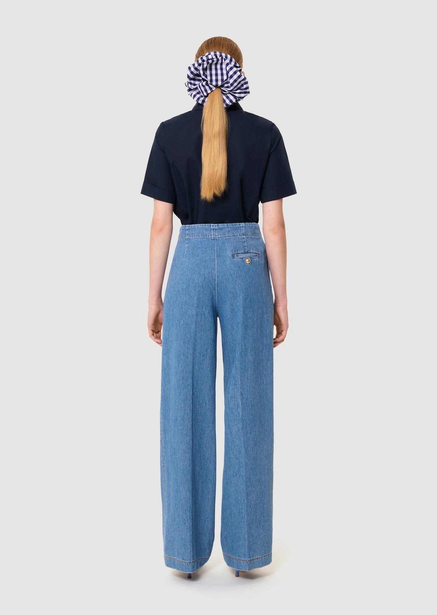 Parigi blue soft denim pants