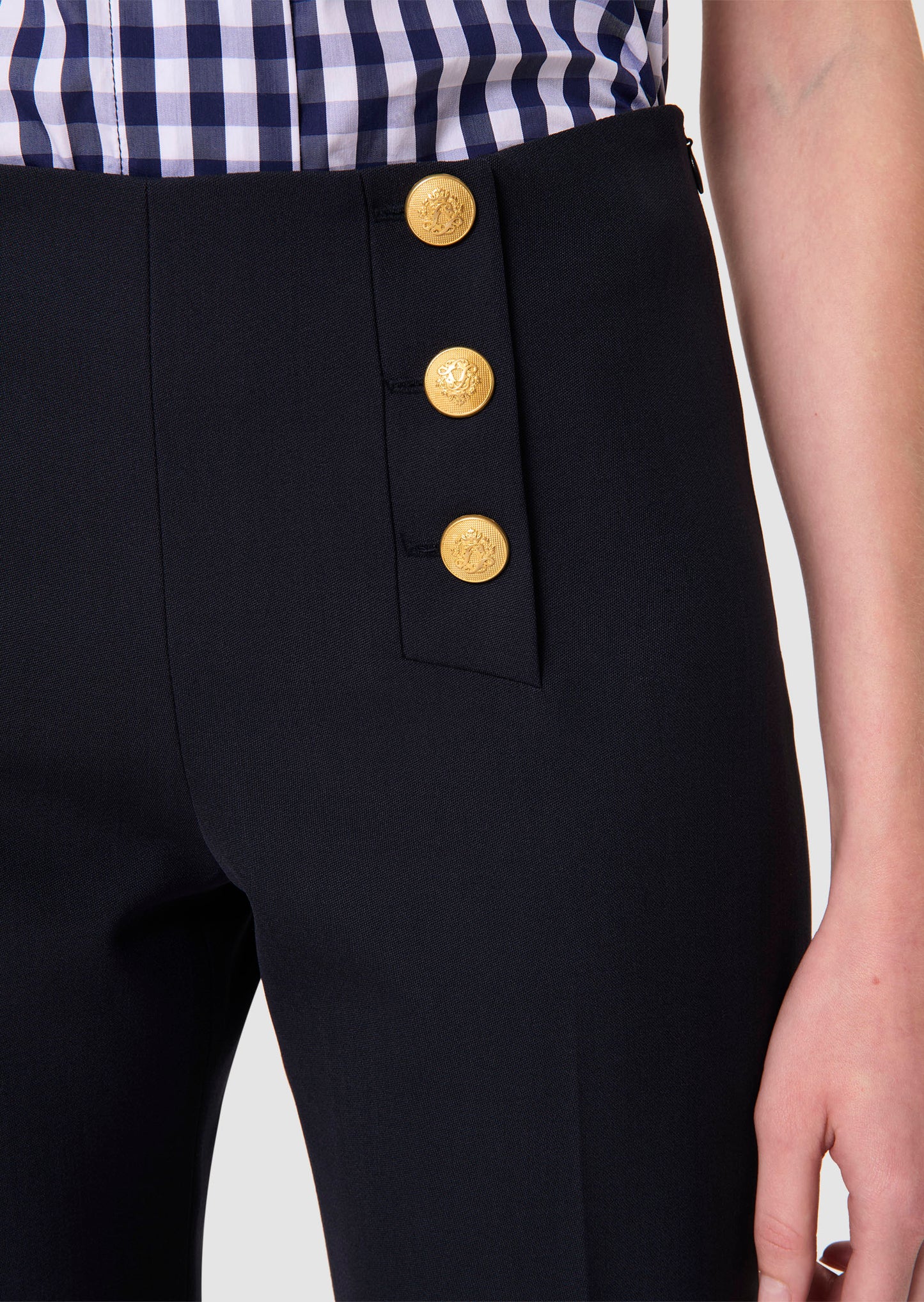 Pepino midnight blue tailored wool pants