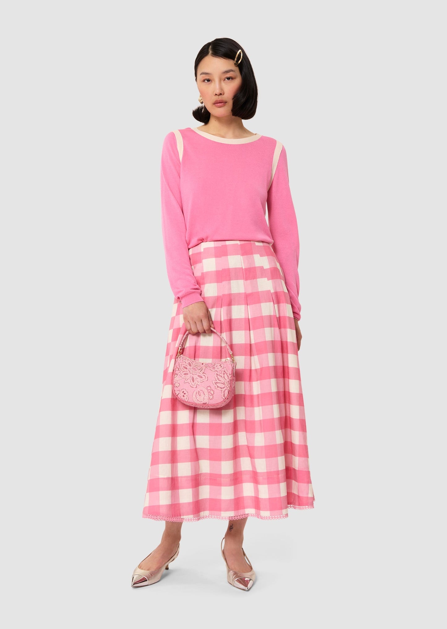 Ponama pink cotton top