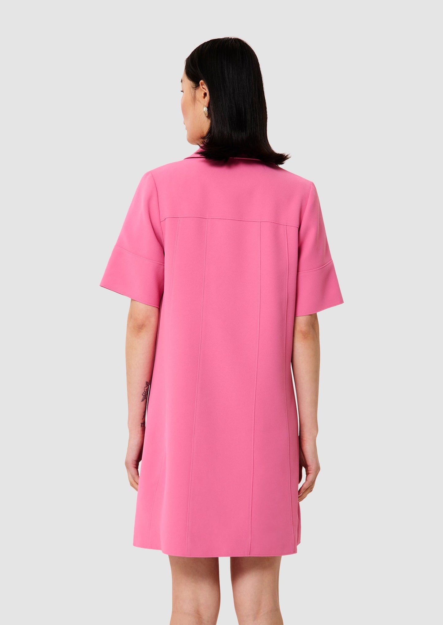 Robby pink crepe dress