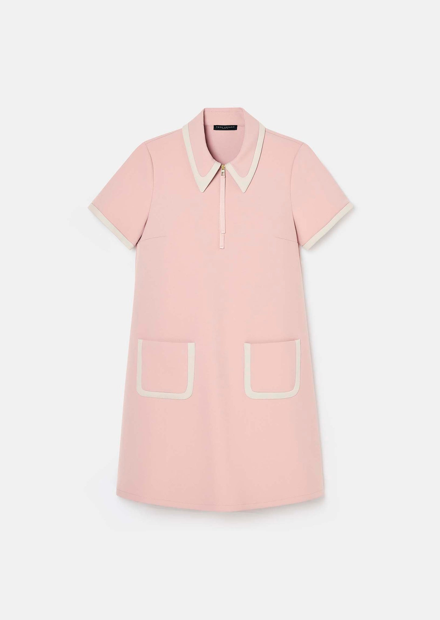 Rubina pink double canvas dress