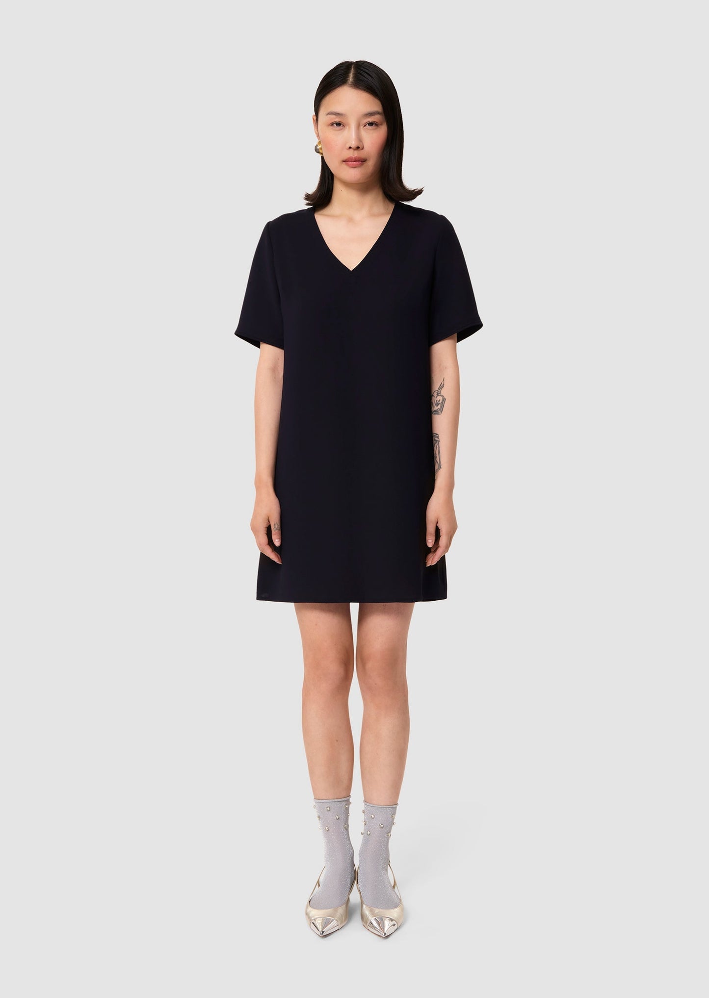 Ruban Navy Dress