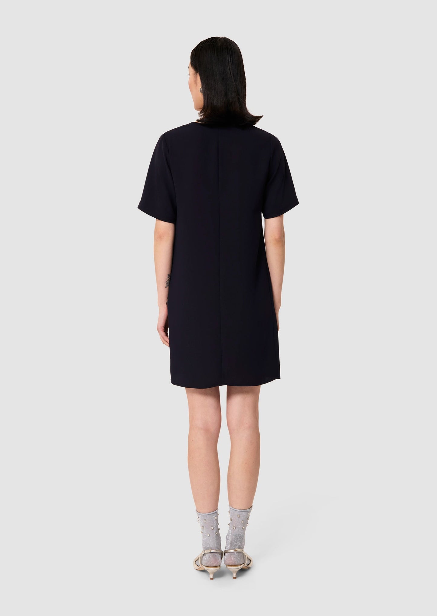 Ruban Navy Dress
