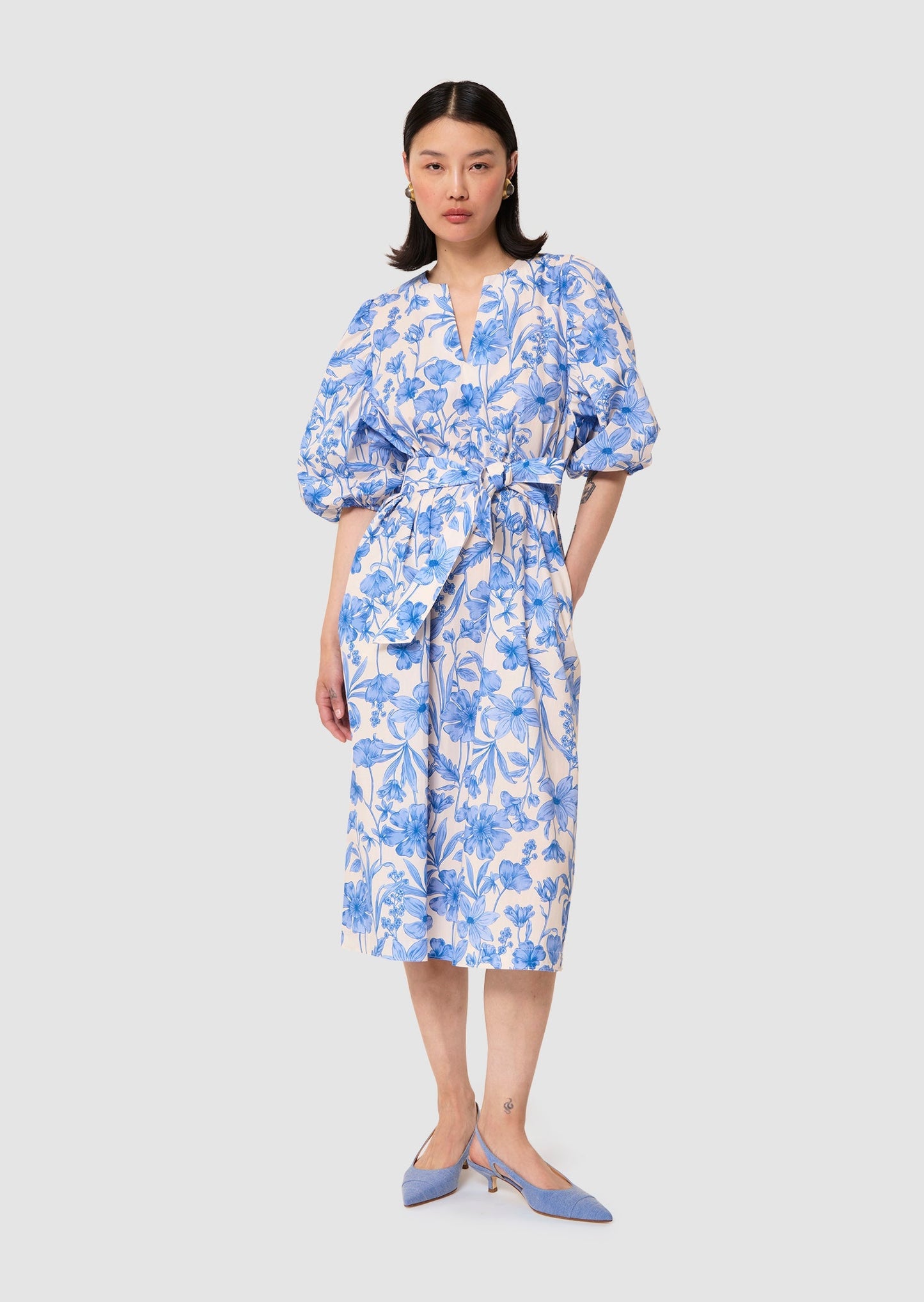 Rochella Off White Dress