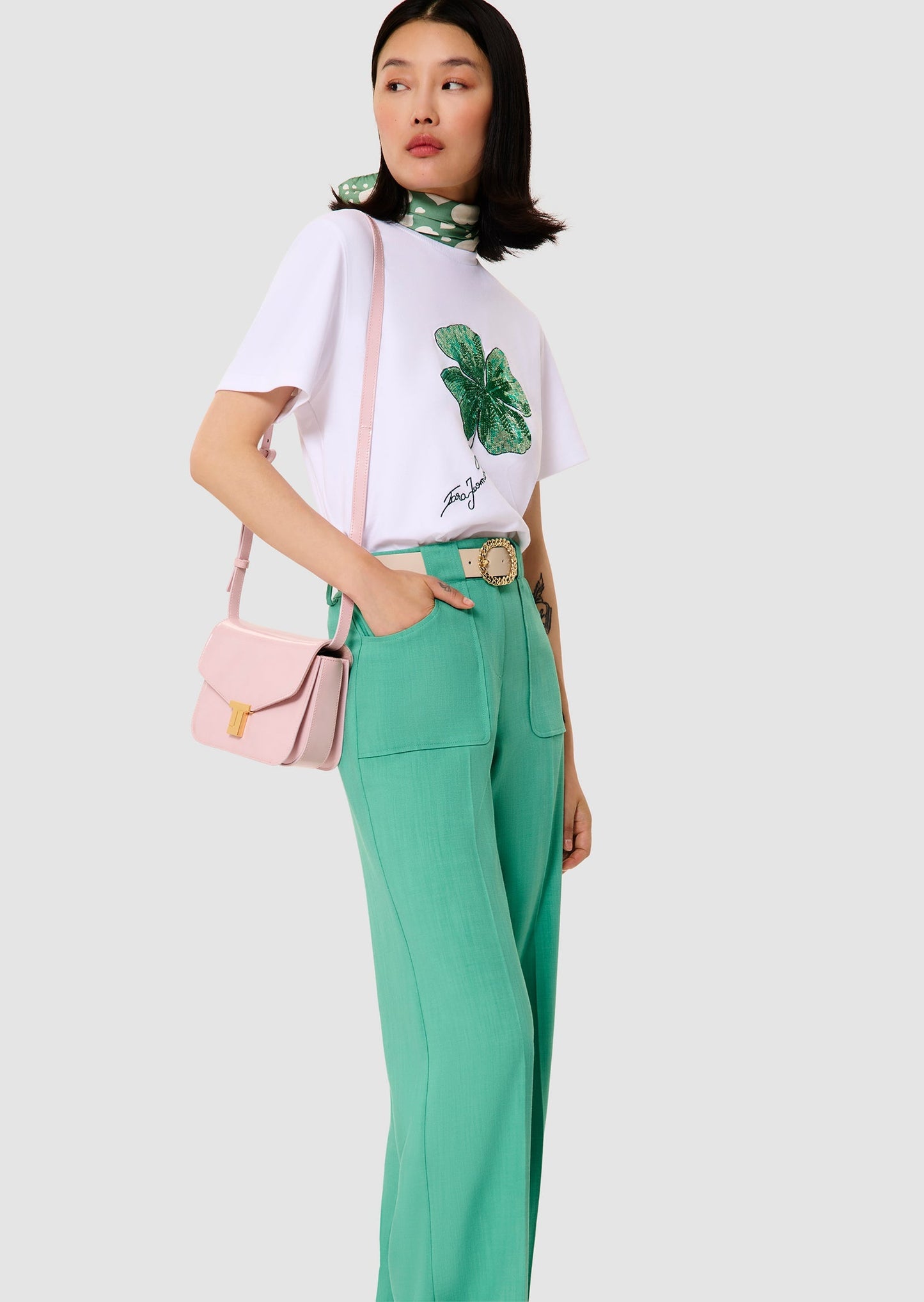 Taraclover white jersey t-shirt