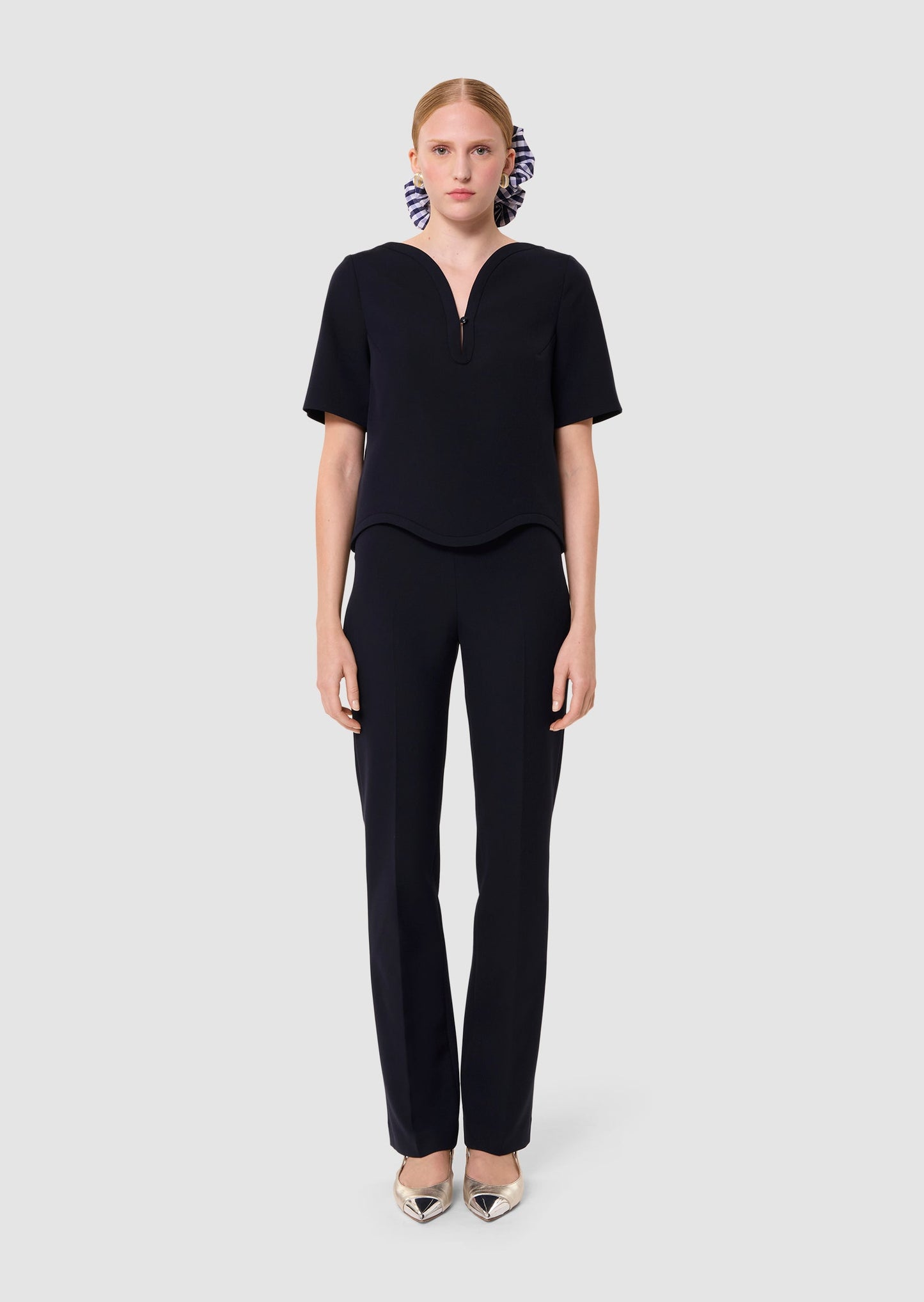 Tilma Navy Blouse