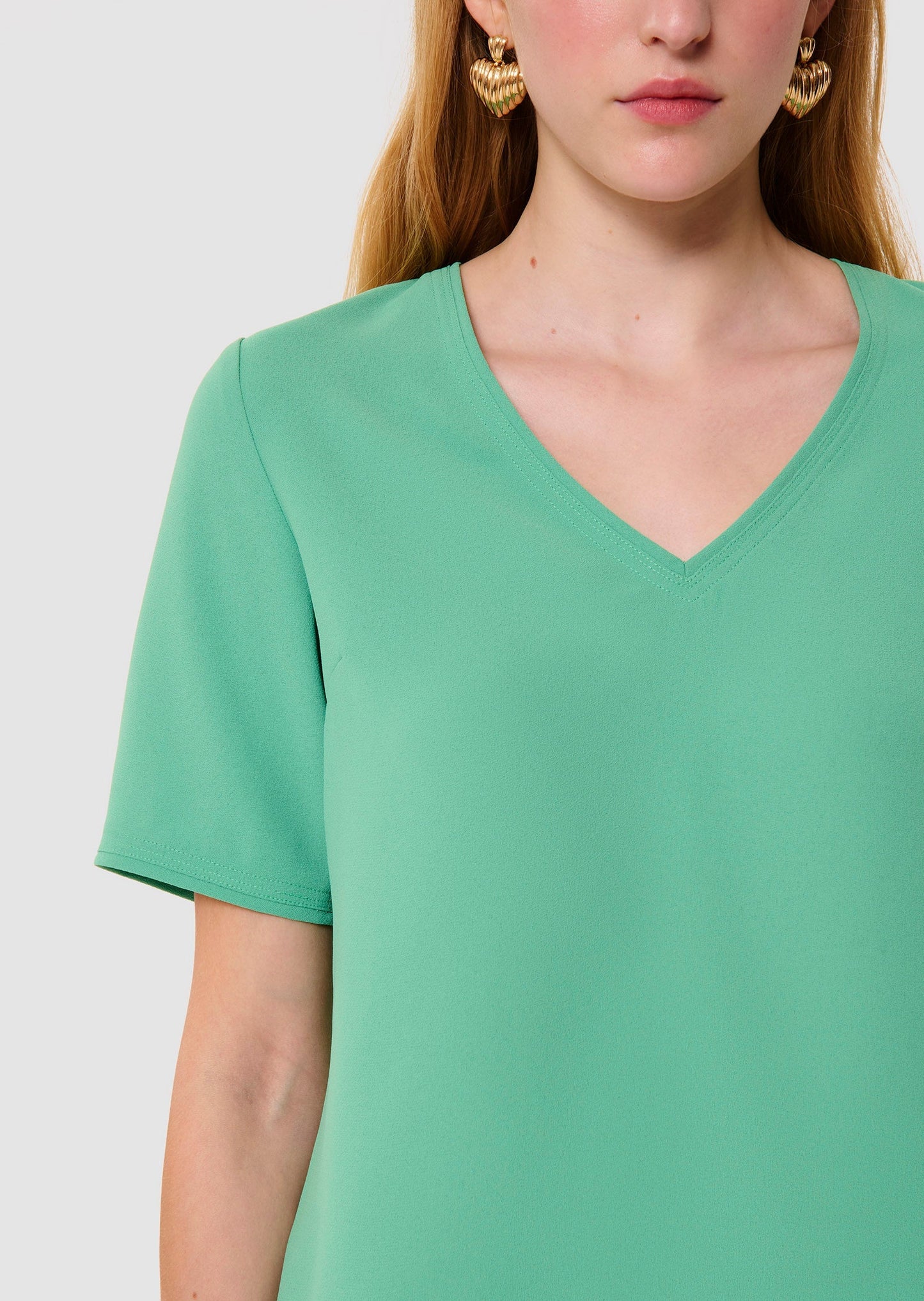 Toscane green crepe t-shirt