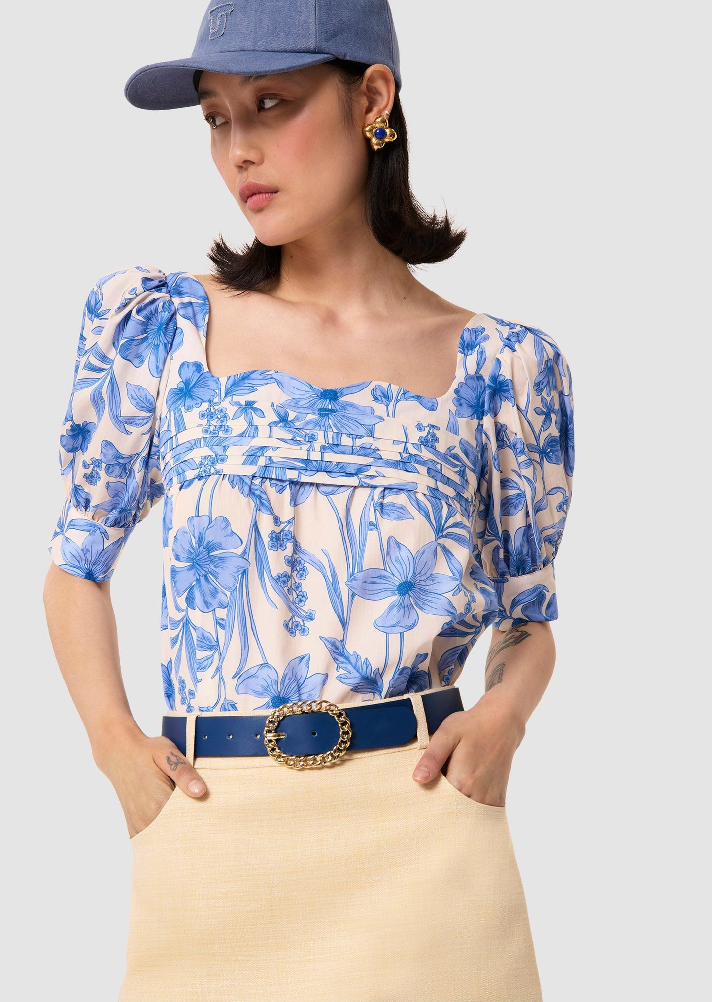 Talma Blue Blouse