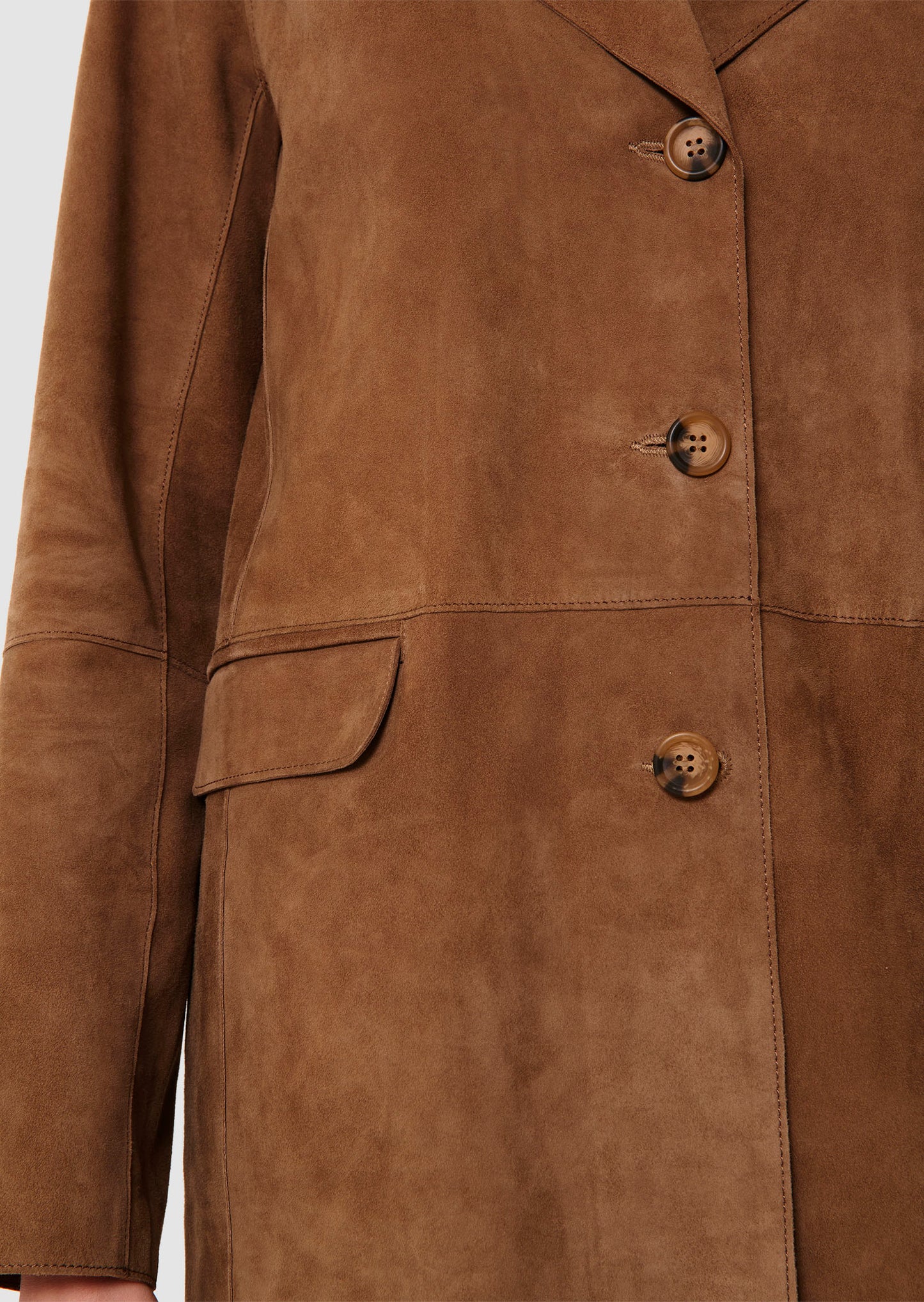 Vanda brown velvet leather jacket