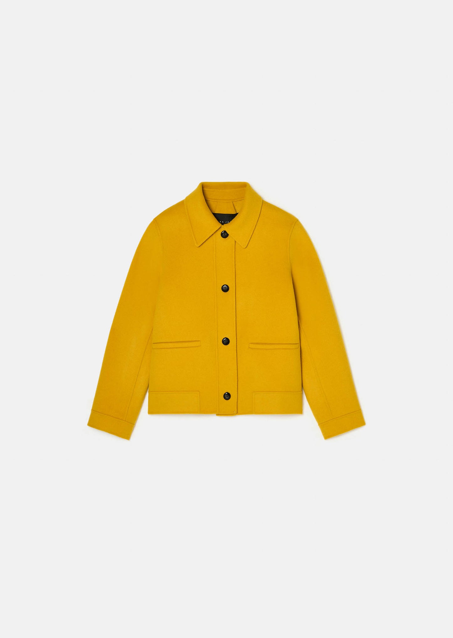 Ben lemon yellow double-sided coat for women
