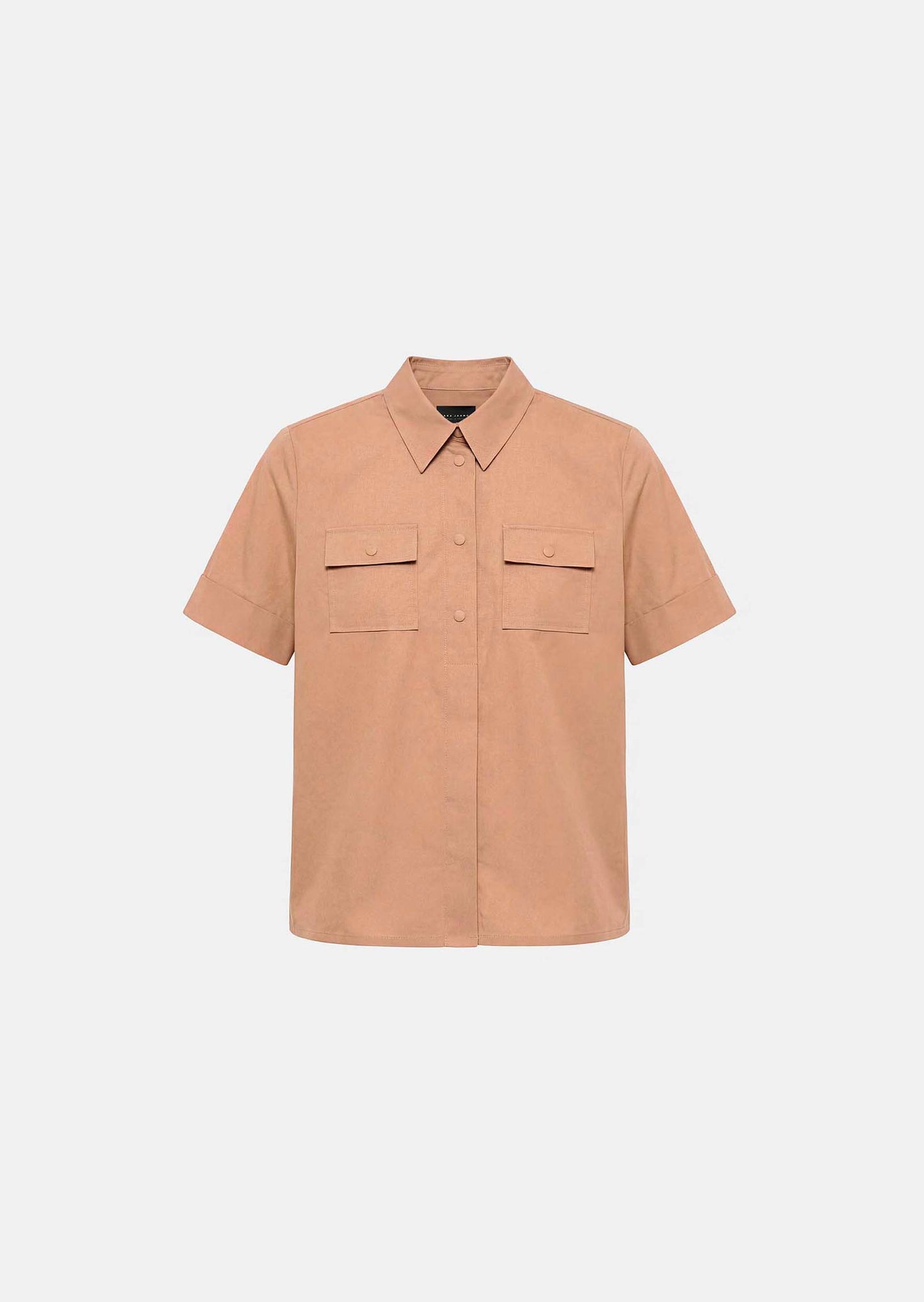 shirt in white poplin