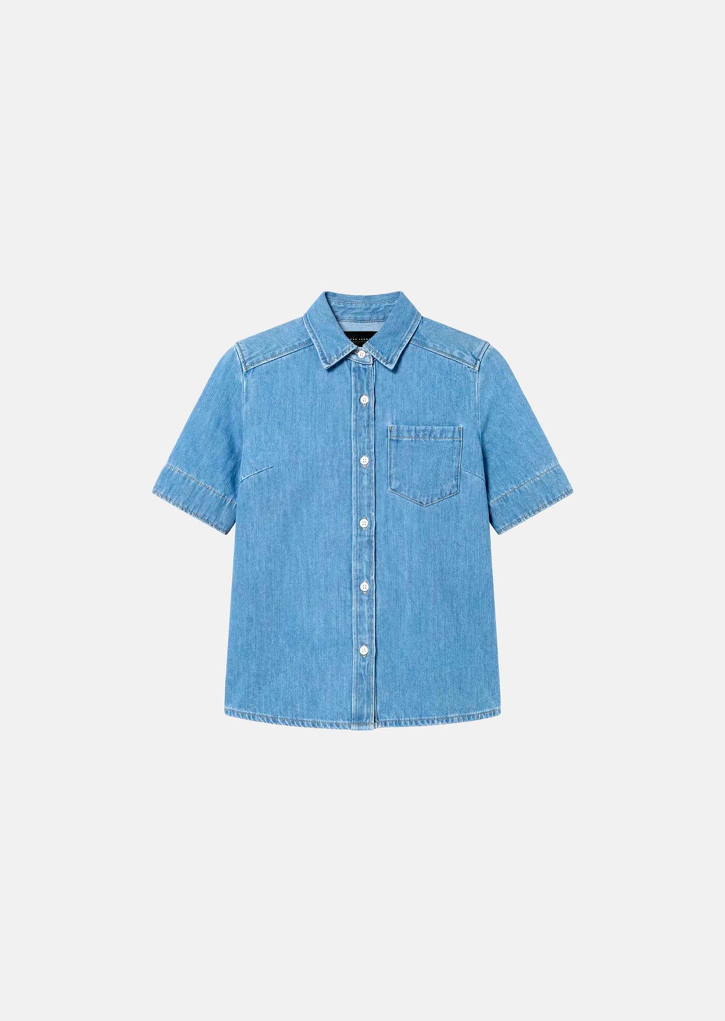 shirt in blue denim
