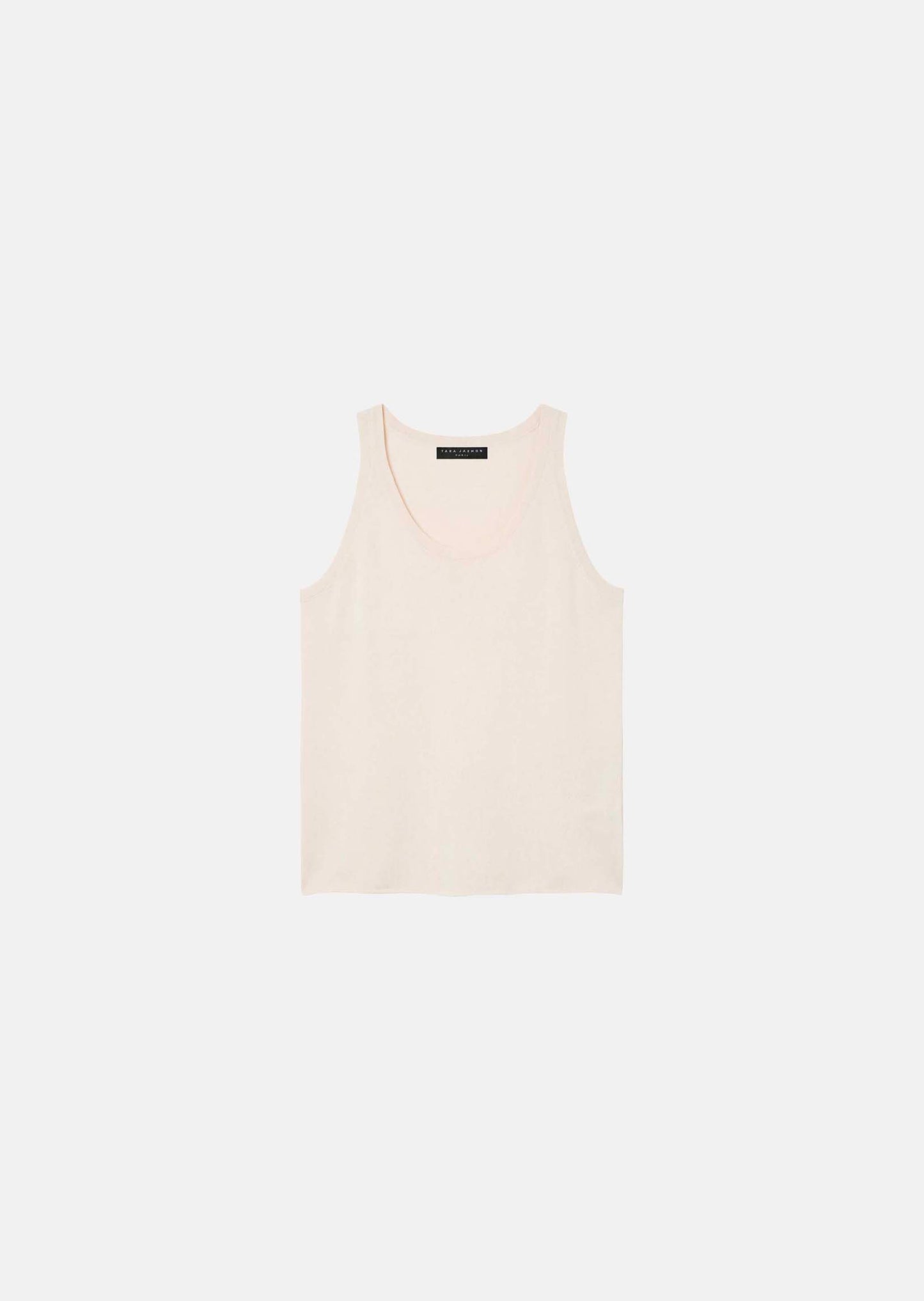 tank top in ecru cotton