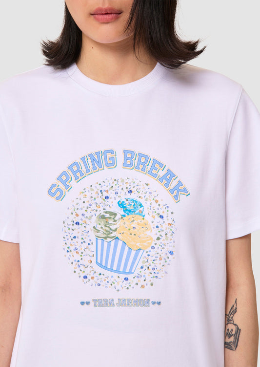 Taravanilla white jersey T-shirt
