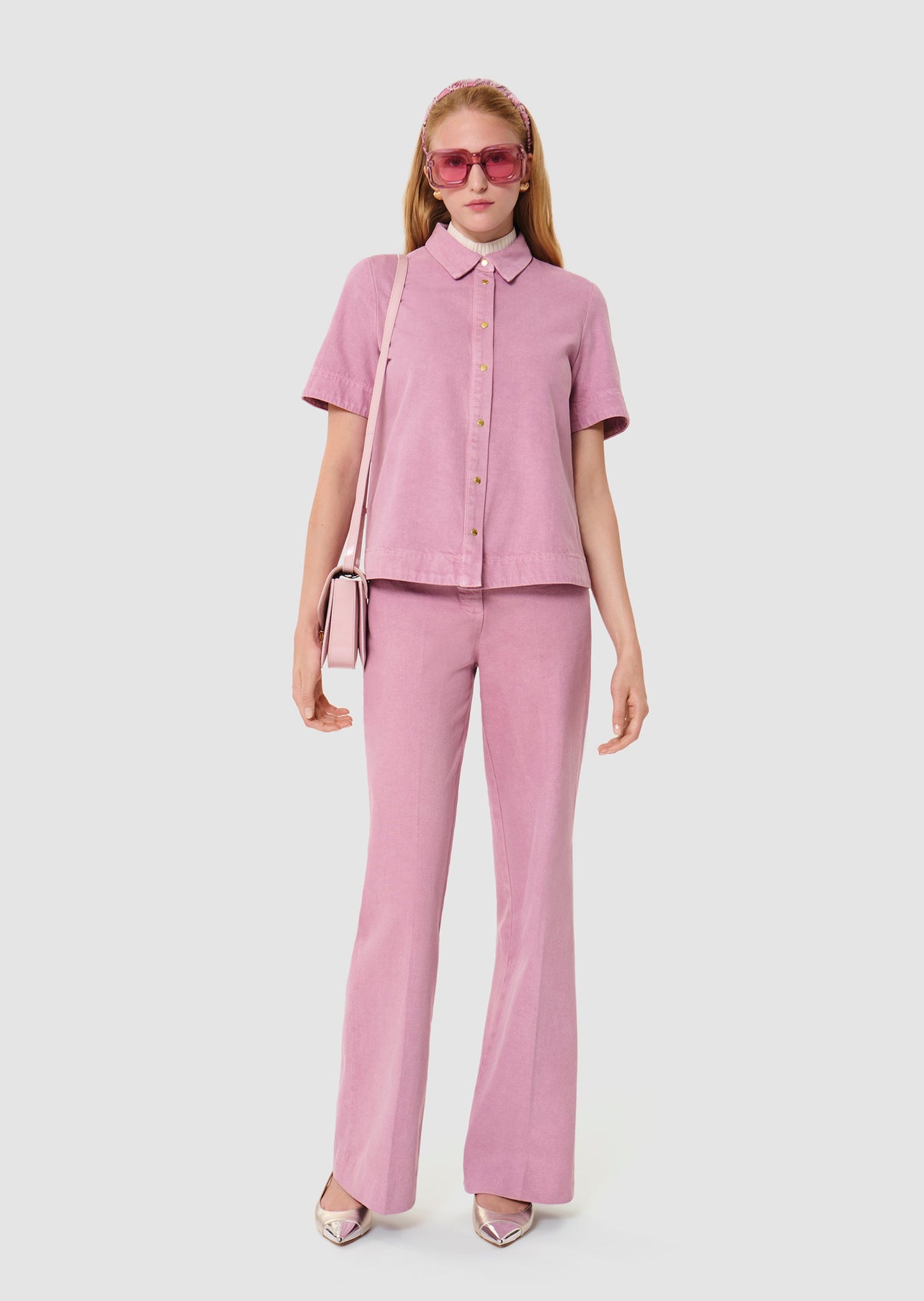 Camilia pink denim shirt