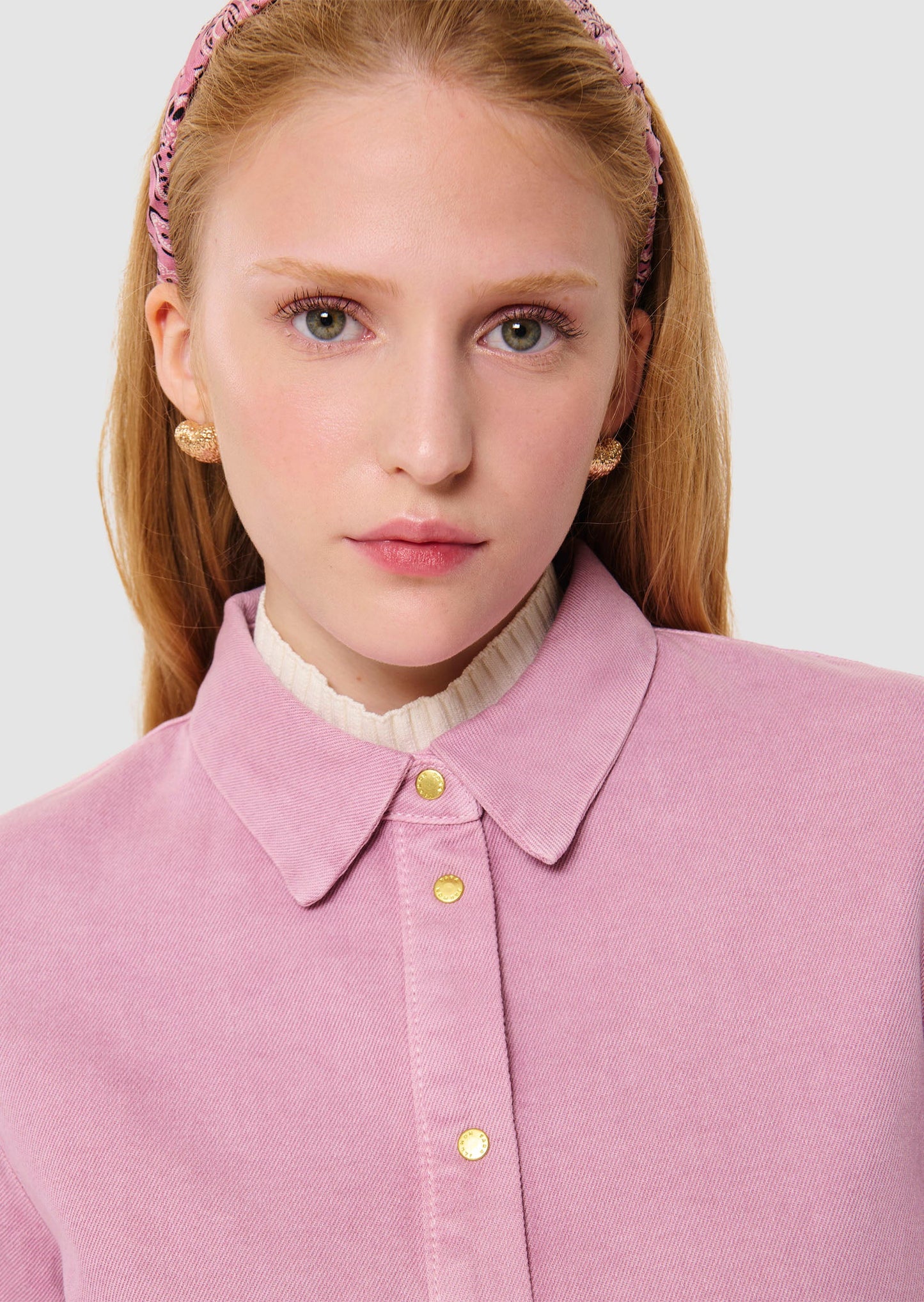 Camilia pink denim shirt