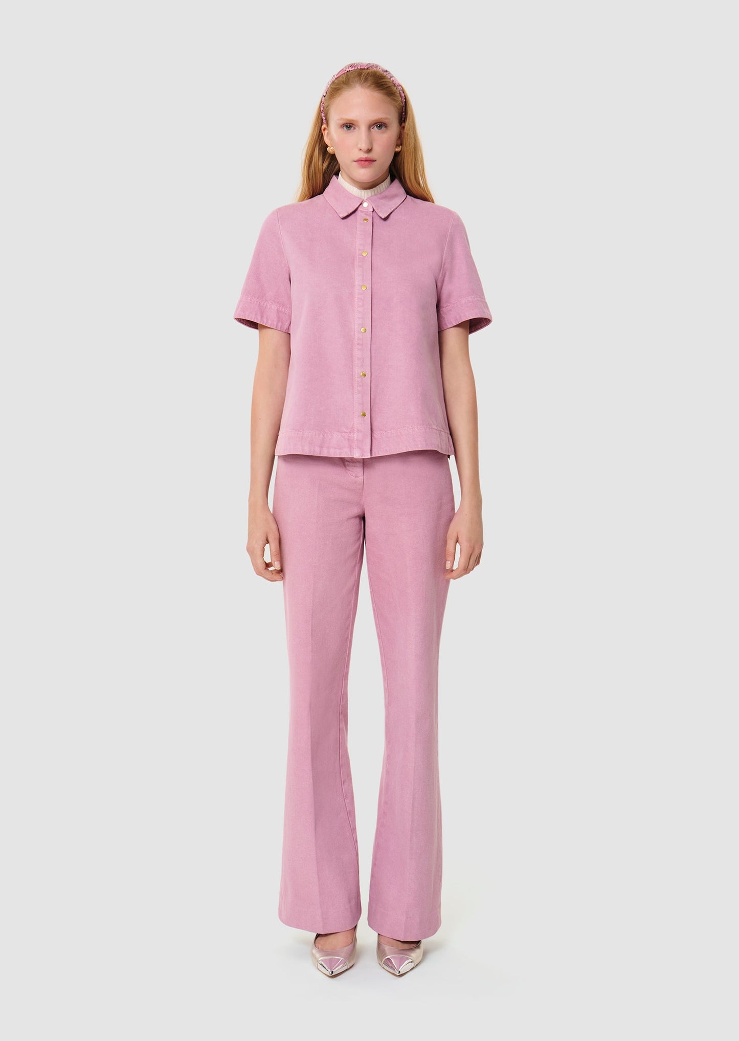 Camilia pink denim shirt