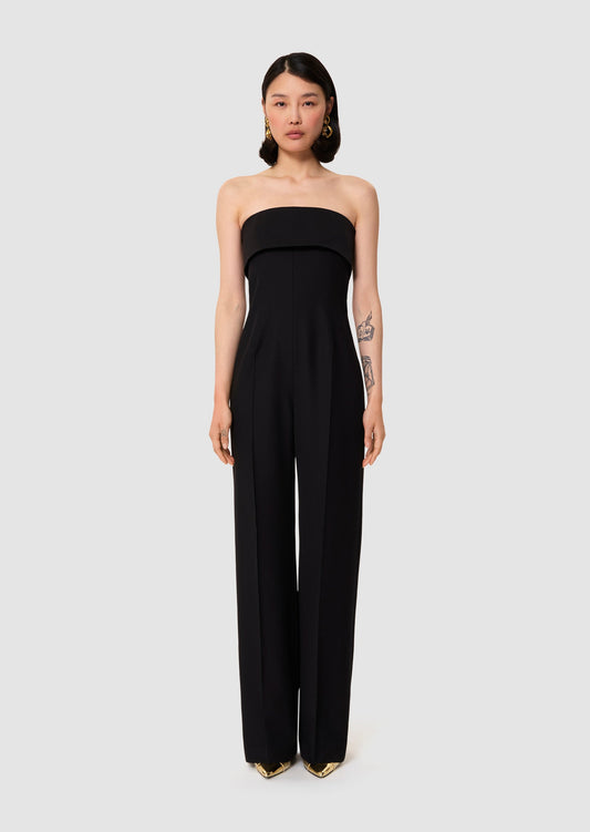 Celeste black tailored wool suit