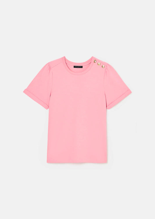 Tampa pink double cotton t-shirt