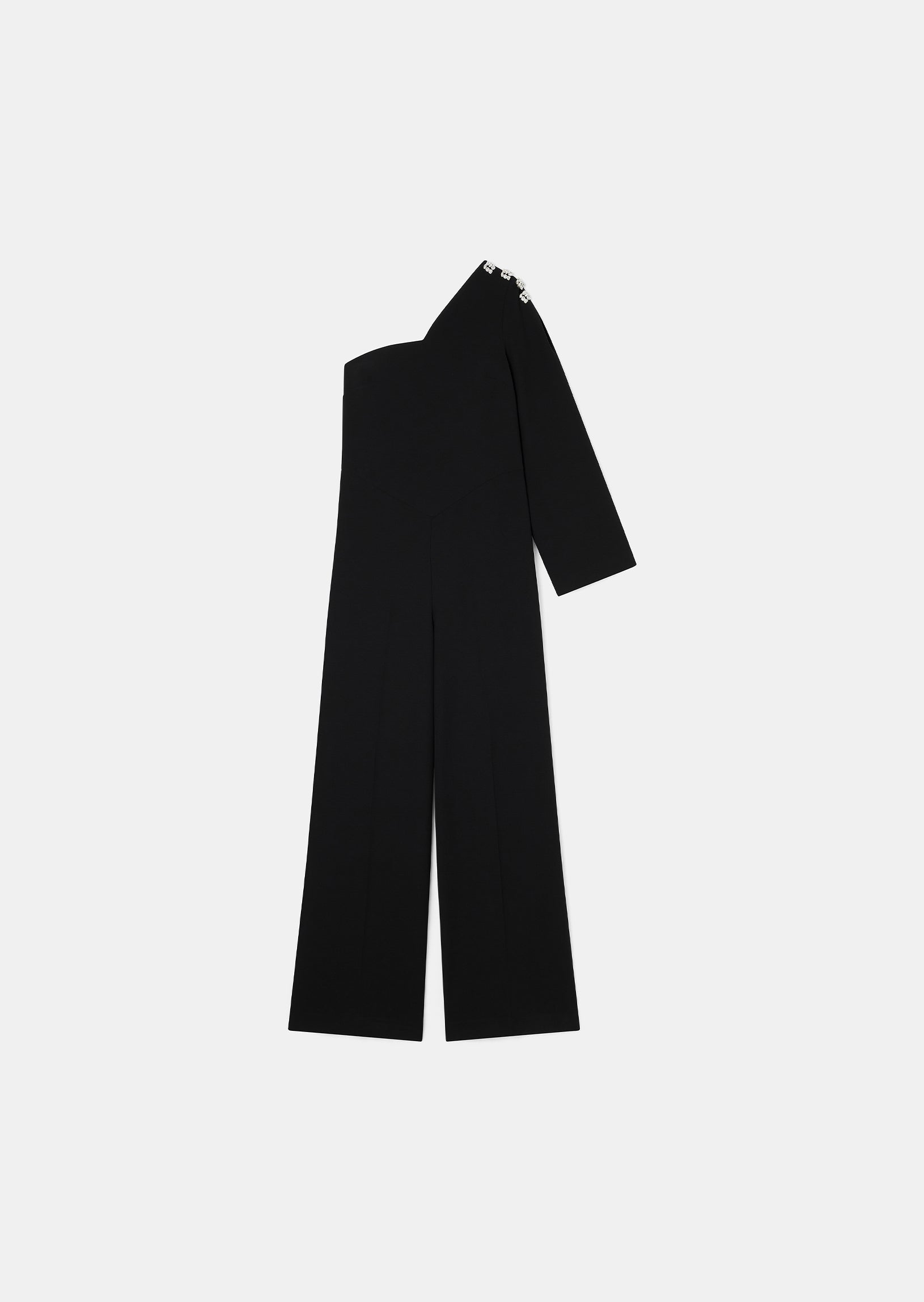 Tara Jarmon black crepe jumpsuit