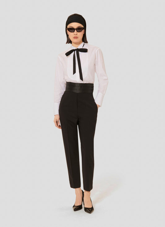 Paul black Wool Pants