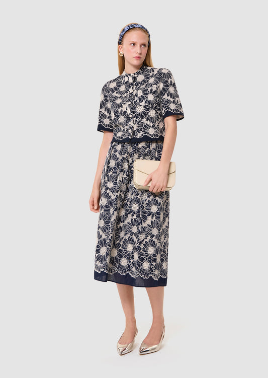 Calista Navy  Shirt
