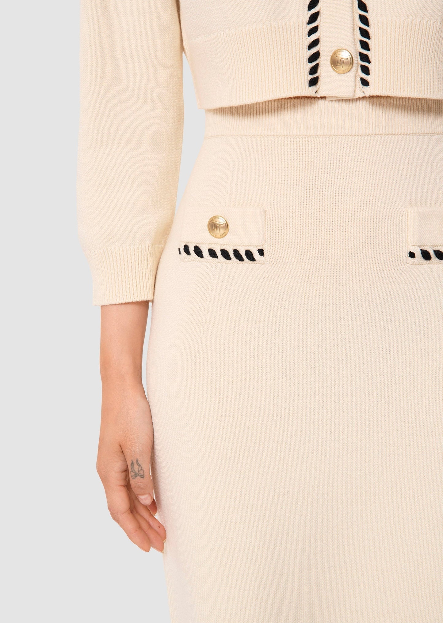 Jylia Off White  Skirt