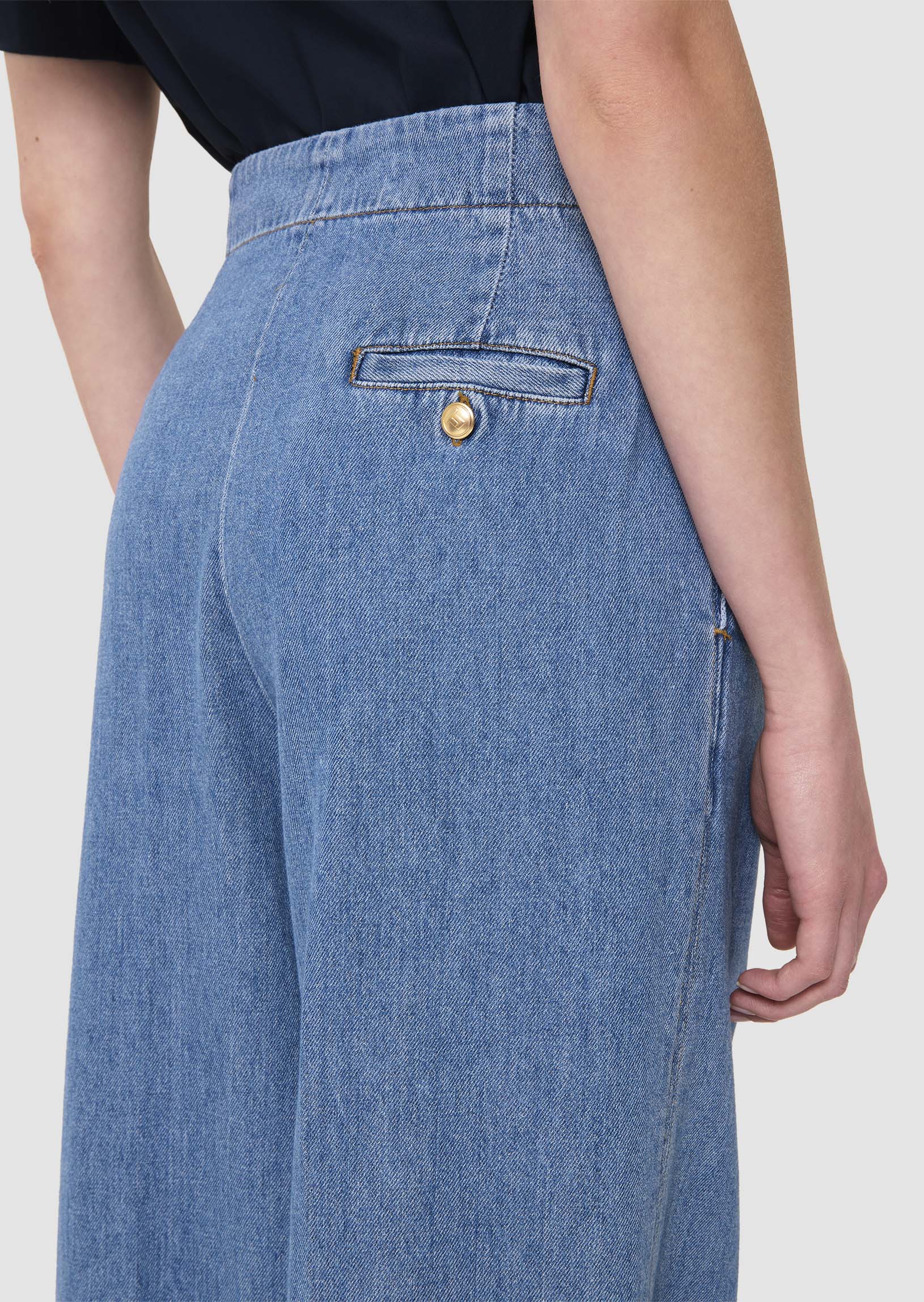 Parigi blue soft denim pants