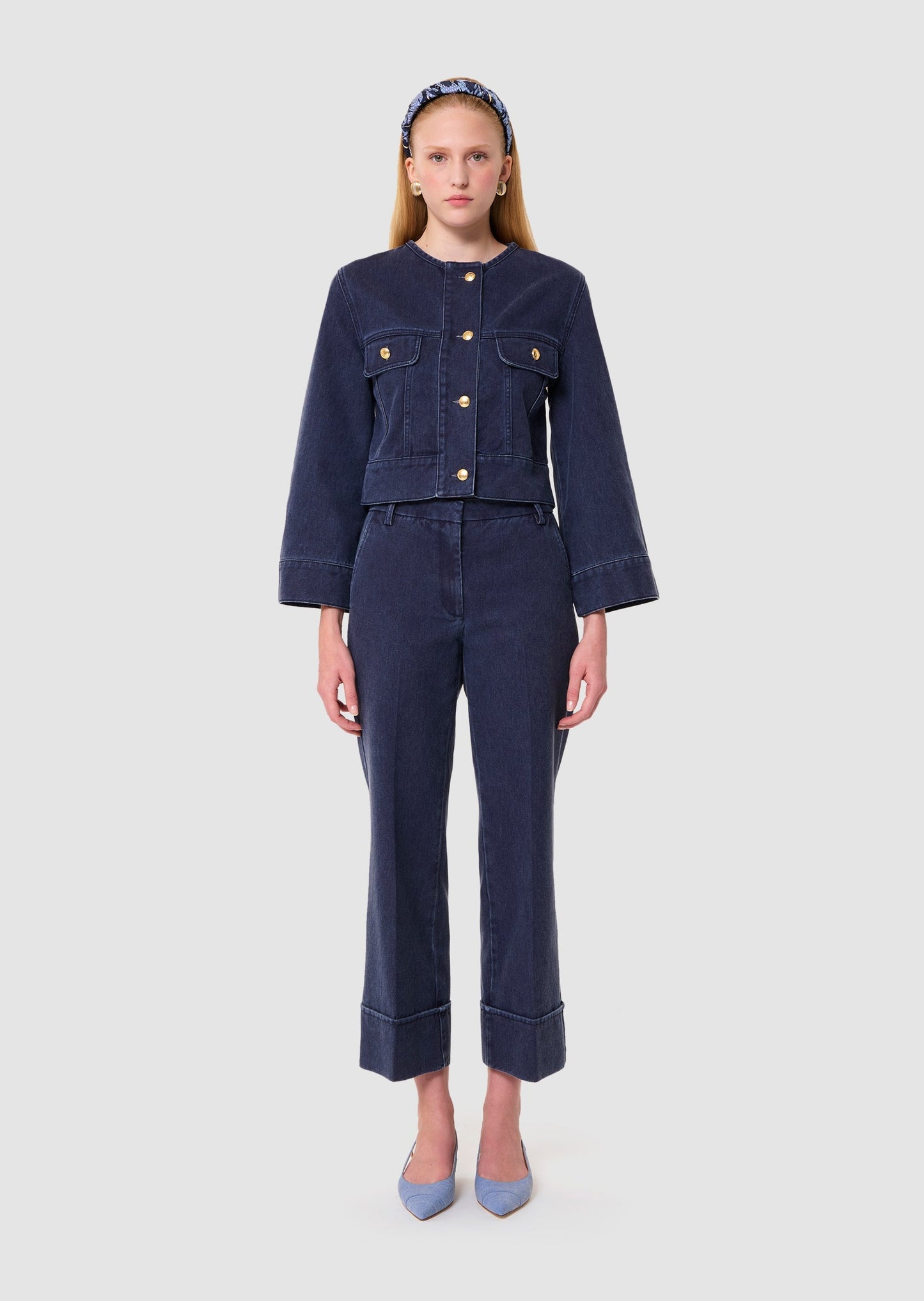 Pierre dark blue denim pants