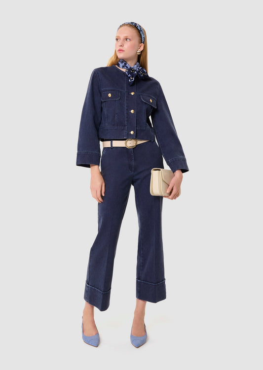 Pierre dark blue denim pants