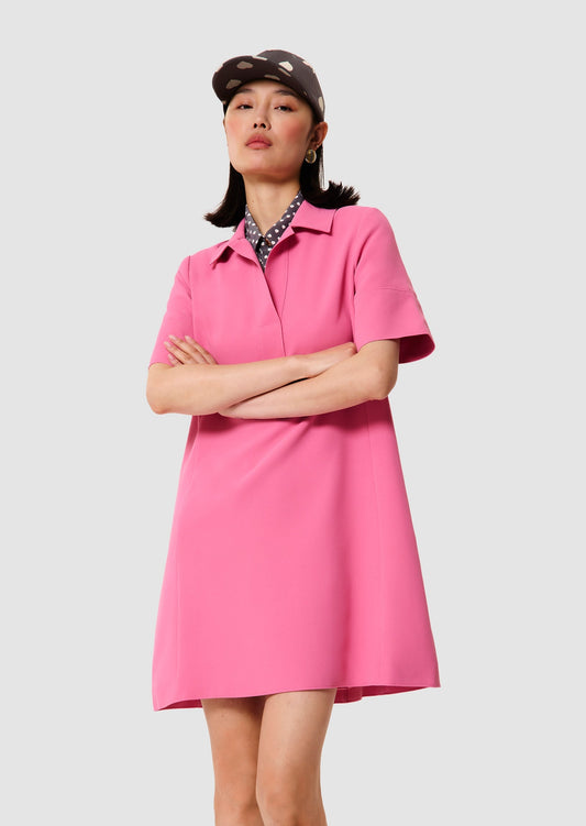 Robby pink crepe dress