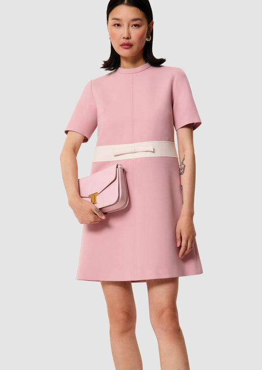 Royce pink double canvas dress