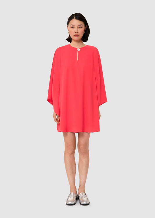 Raonie red crepe dress